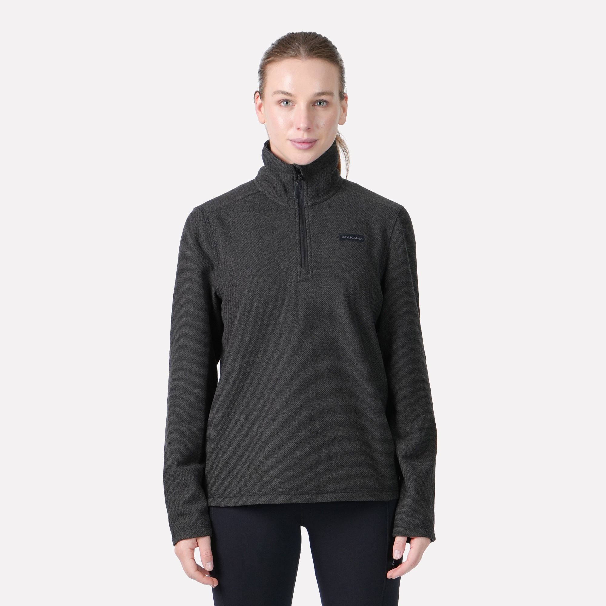 Polar Texturado Mujer Ventisquero Gris