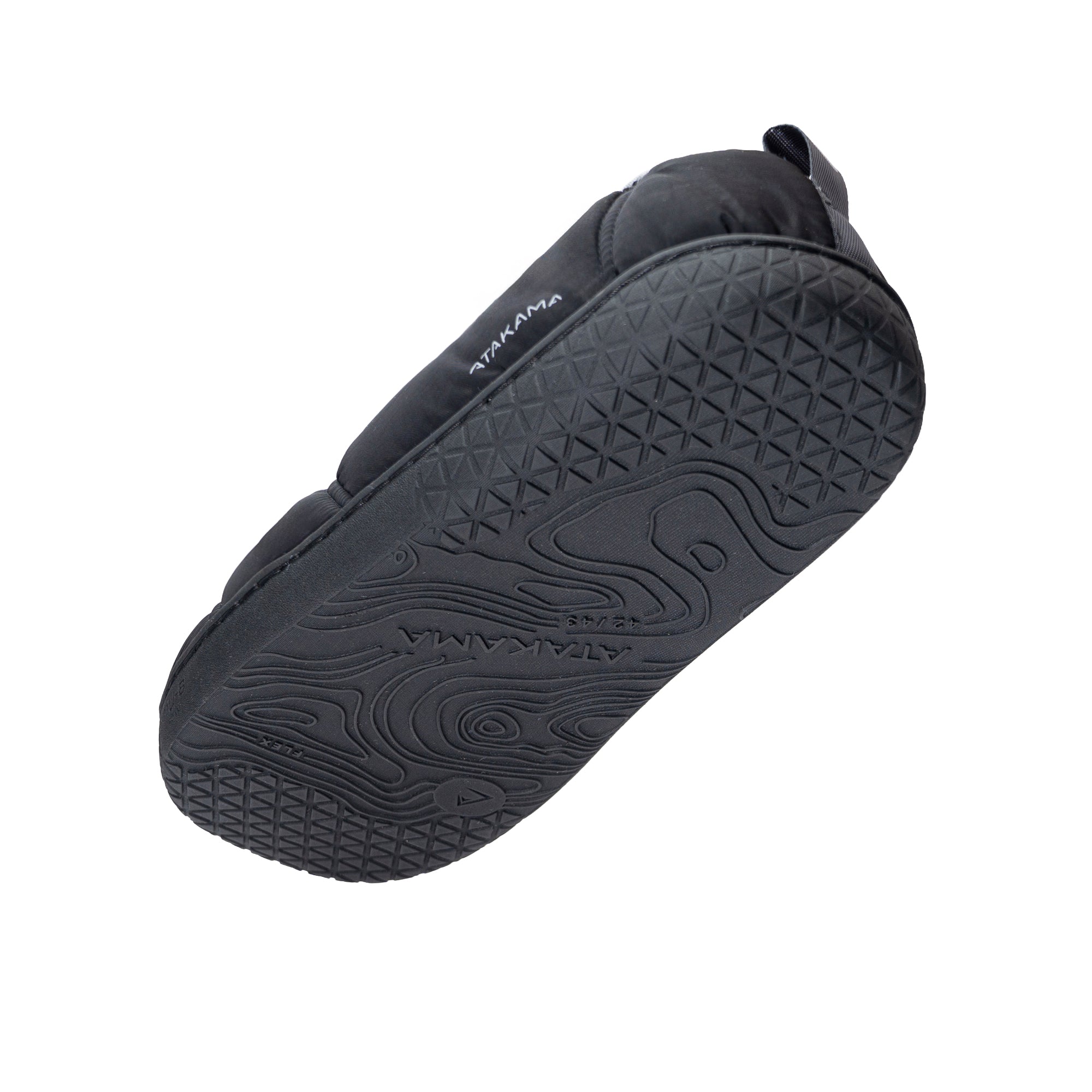Pantufla térmica Futaleufú FLEX / NU-B Foam Negro Gris