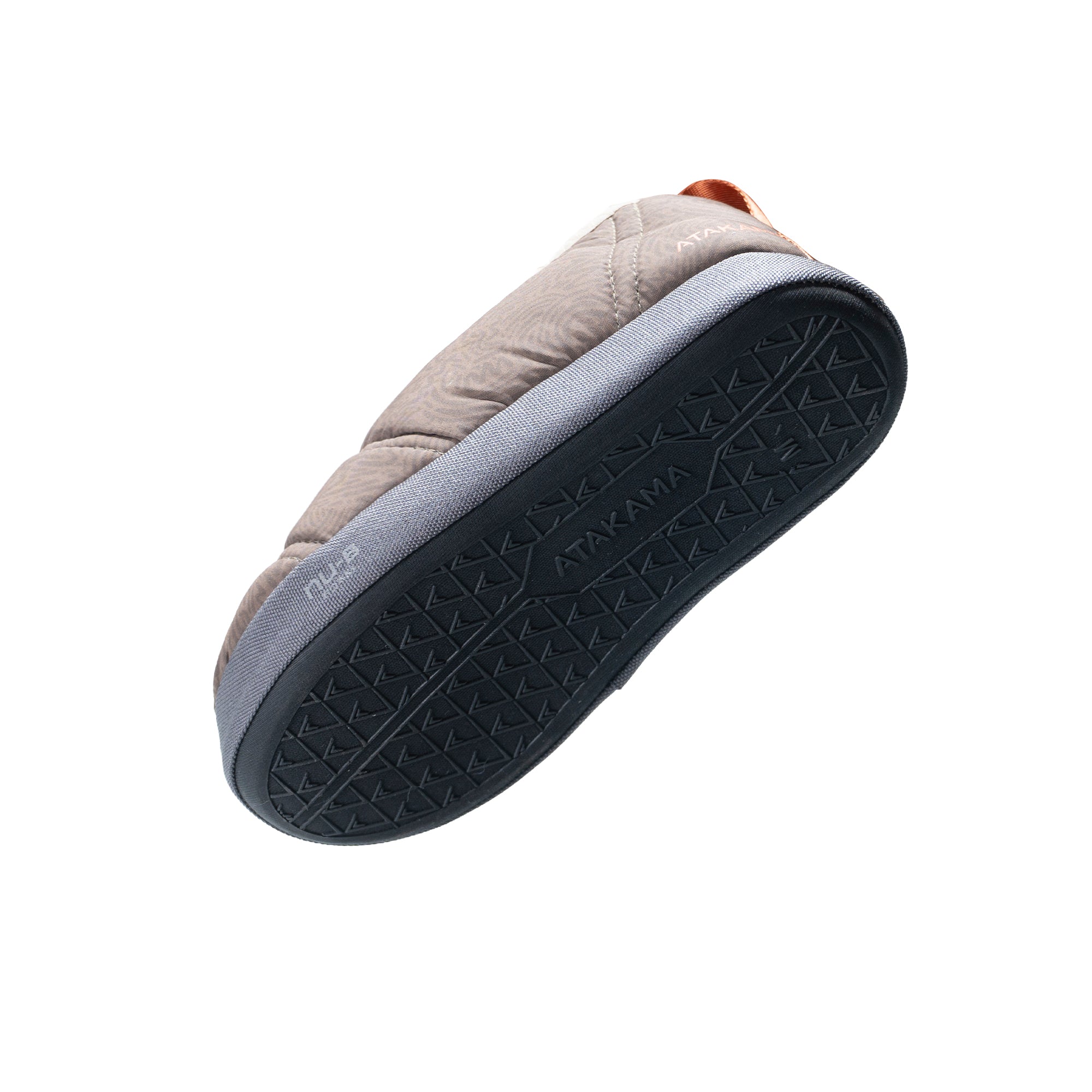 Pantuflas térmicas Futaleufú Niños Nu-B Foam Beige Verde Musgo Print