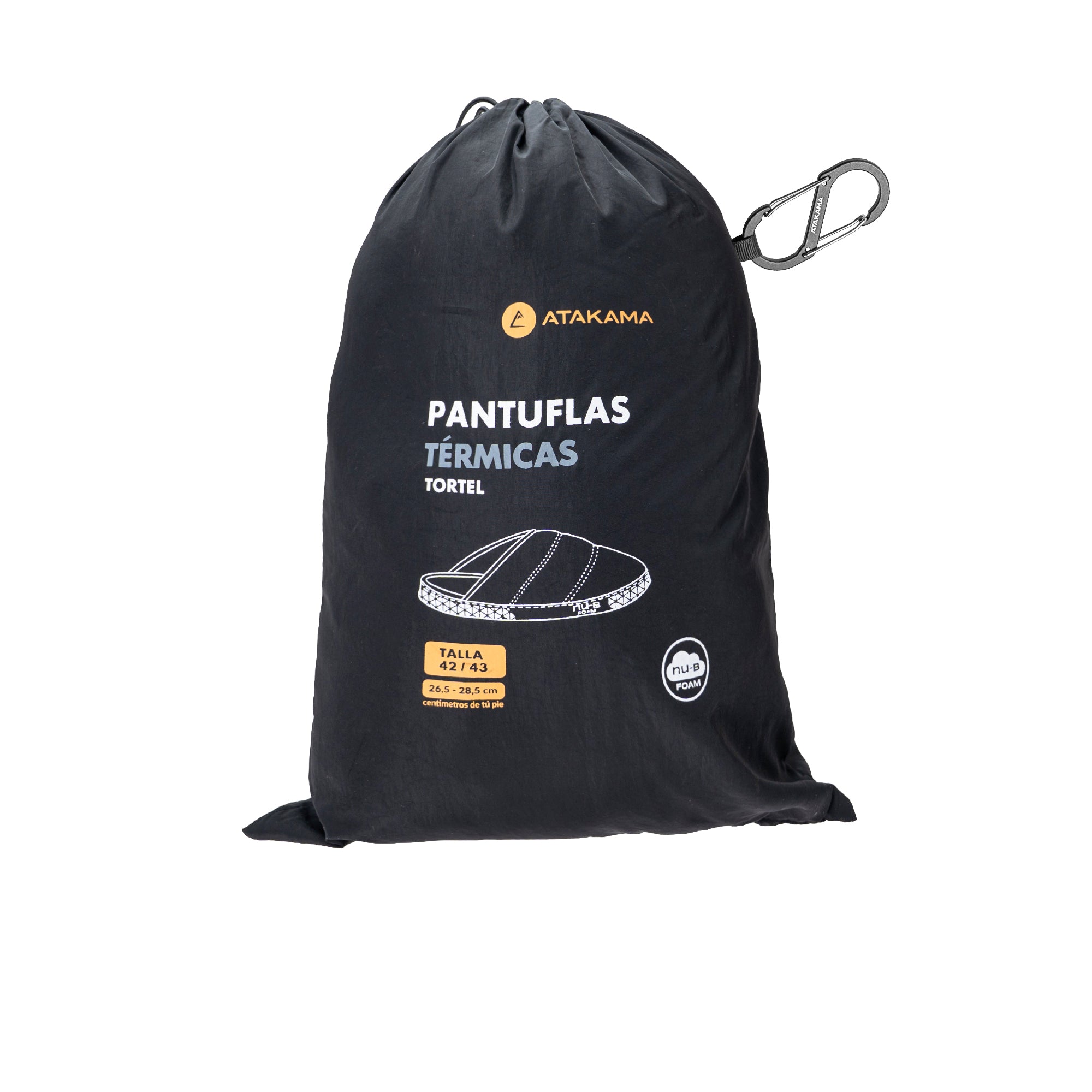 Pantufla térmica Tortel FLEX Nu-B Foam Negro
