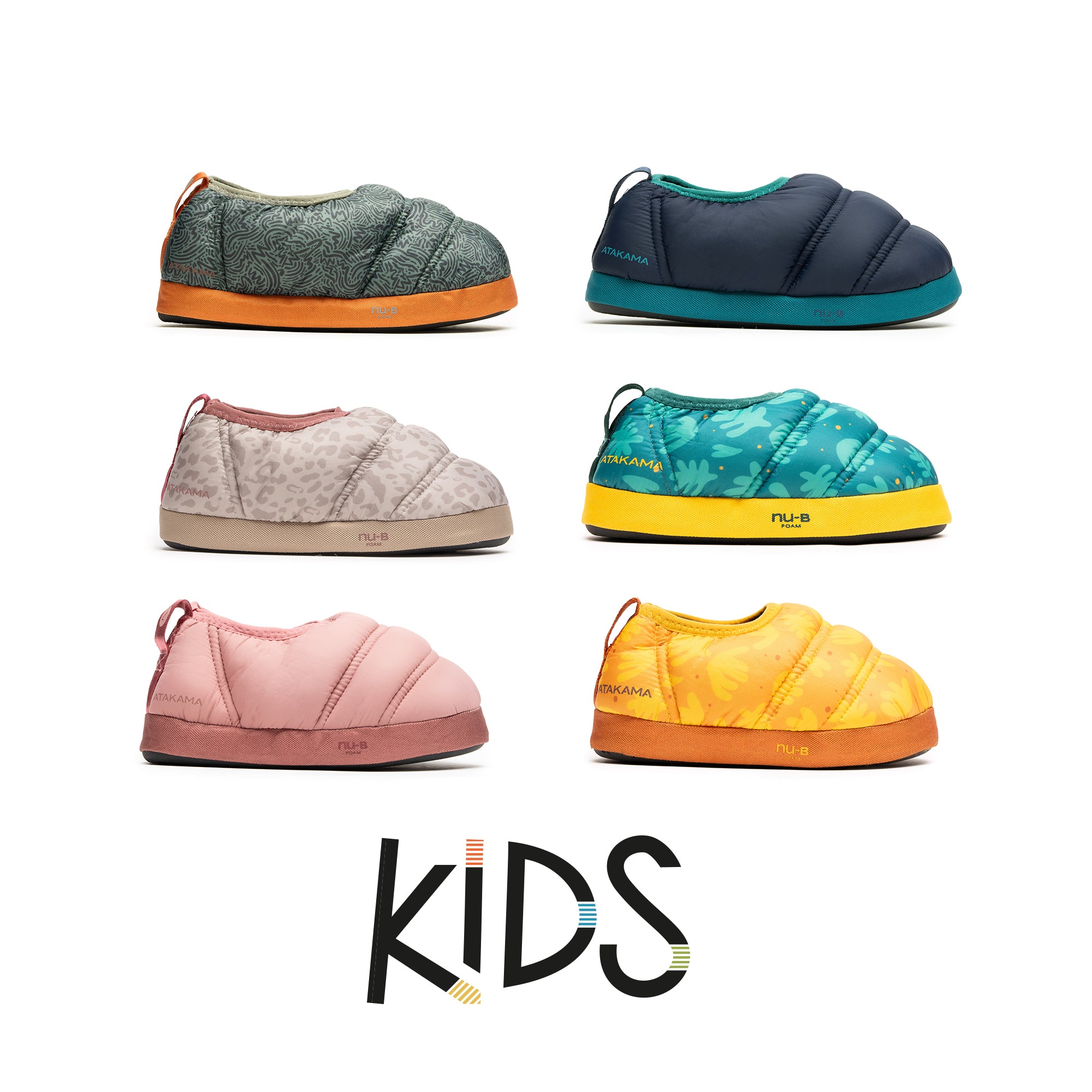 Pantuflas térmicas Futaleufú Kids Nu-B Foam Azul Marino