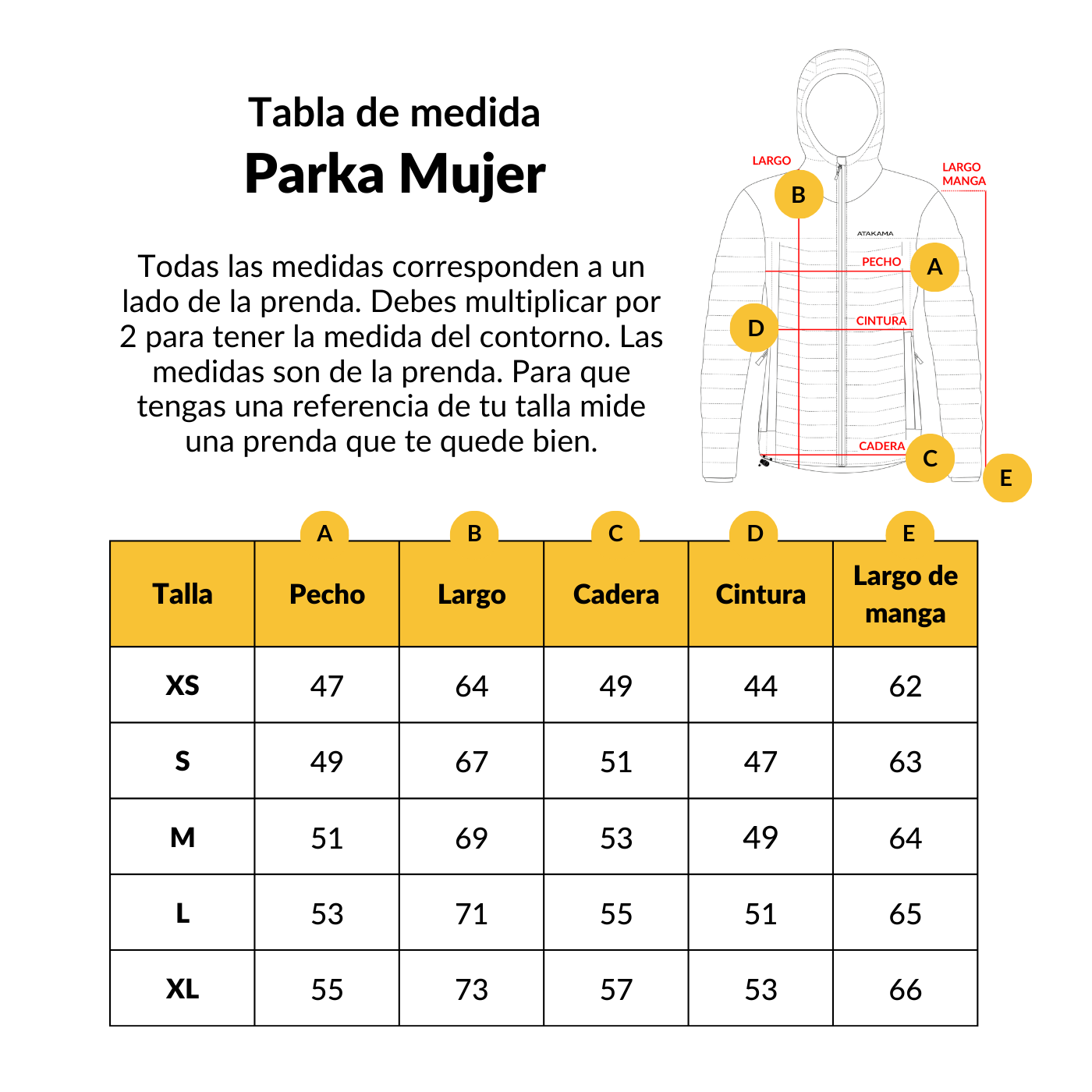 Chaqueta Parka térmica mujer hoodie Indómita Azul