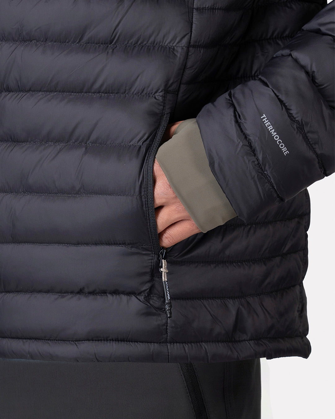 Parka Termica Indomita Hombre Negro