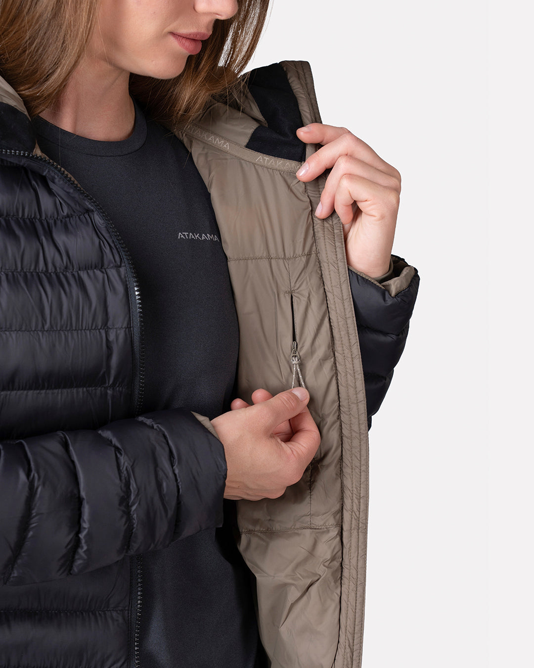 Parka Termica Indomita Mujer Negro