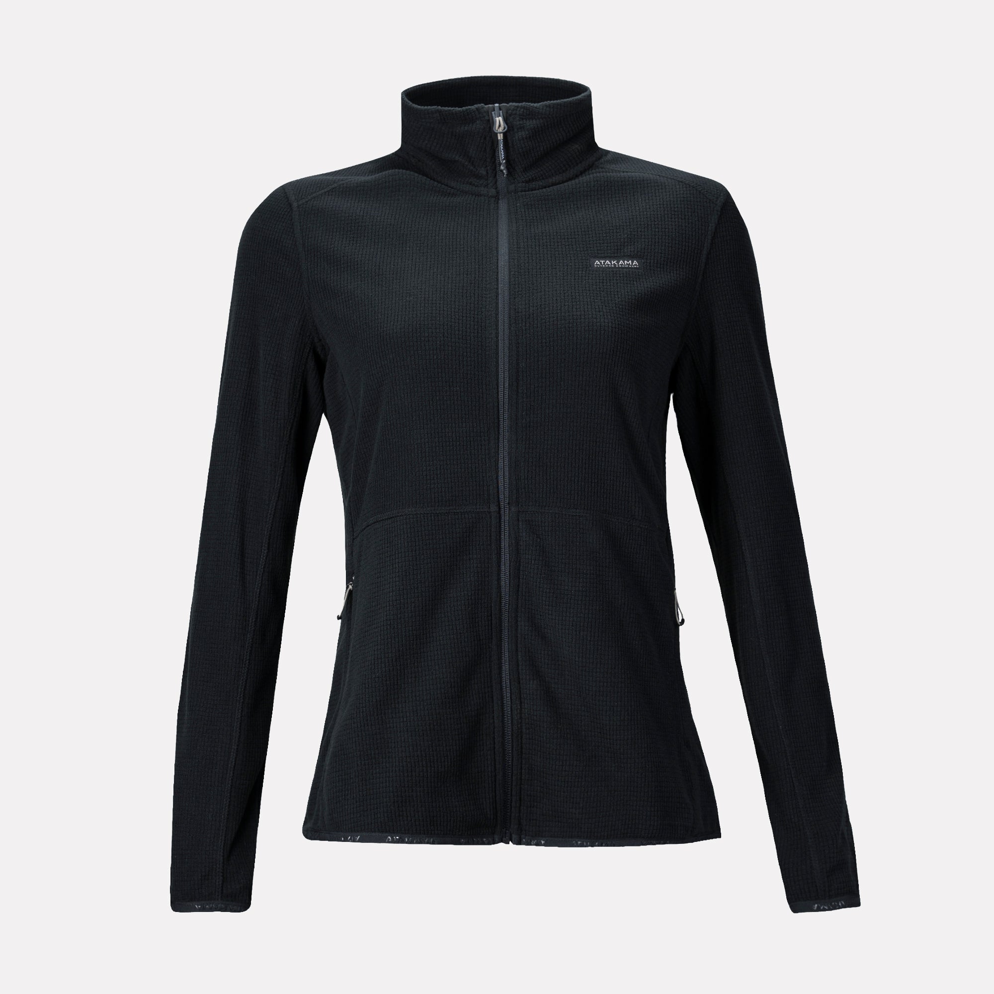 Polar Fleece Deportivo Terra Full Zip Mujer Negro