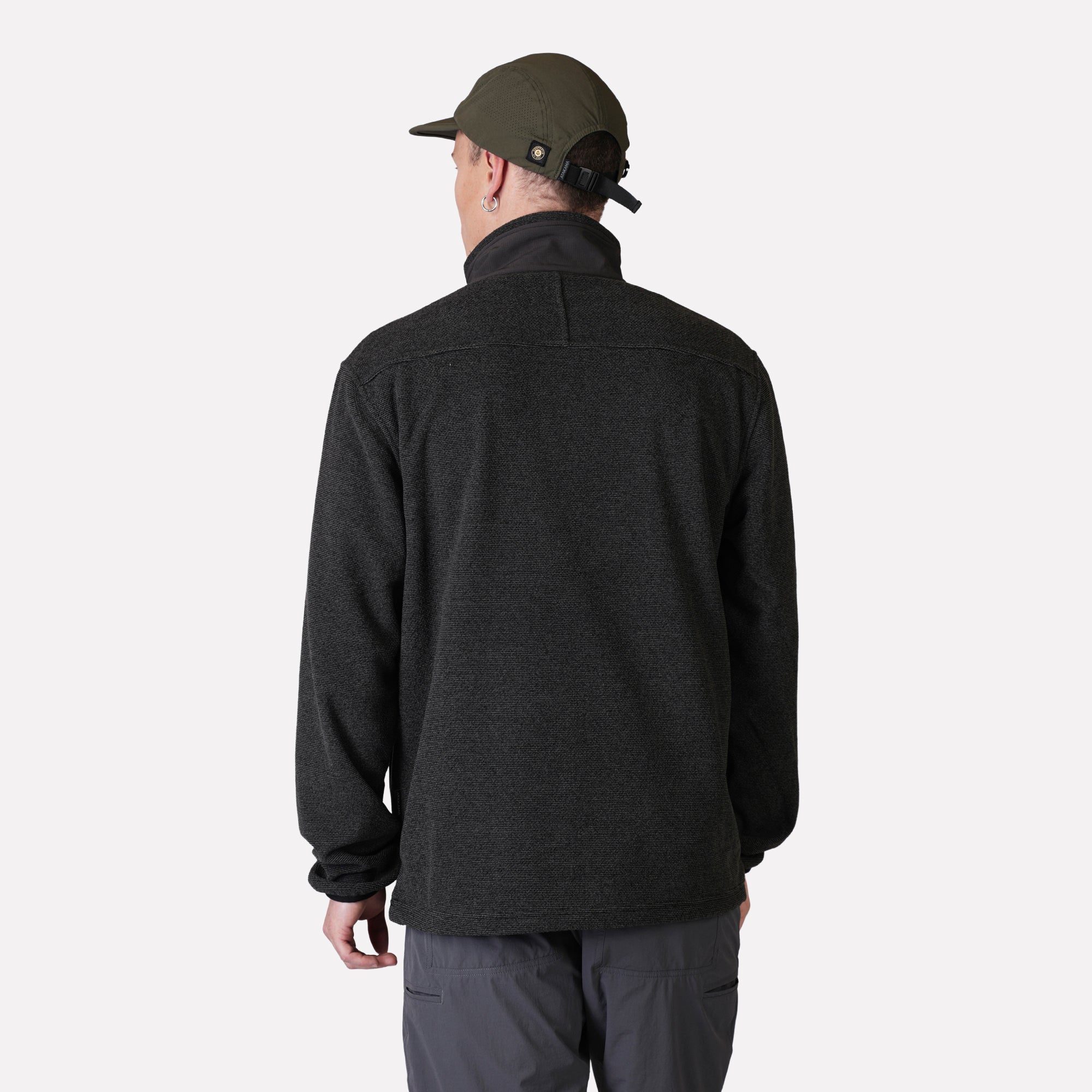 Polar Texturado Hombre Ventisquero Full Zip Gris