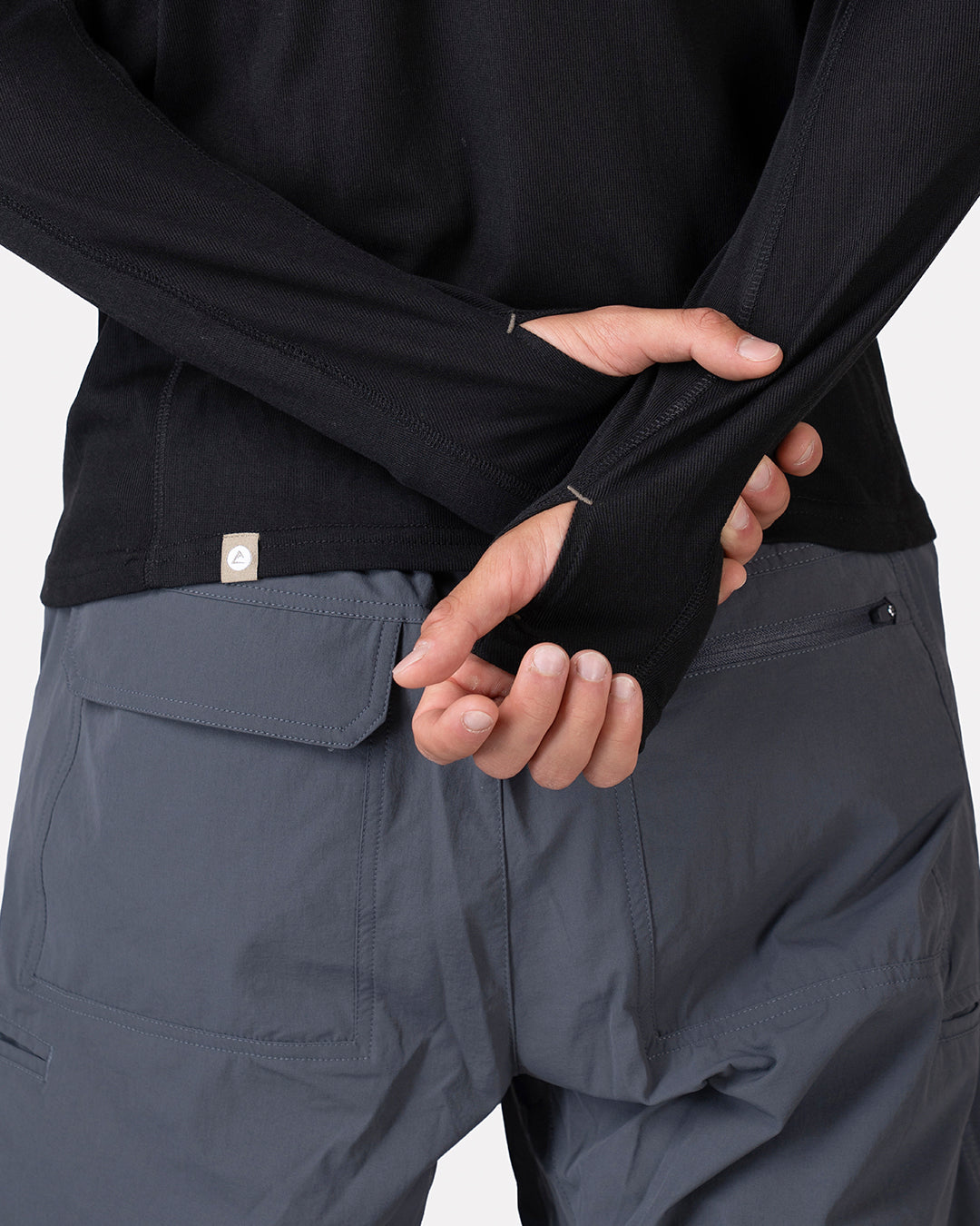 Primera capa térmica VentoFit hombre Negro