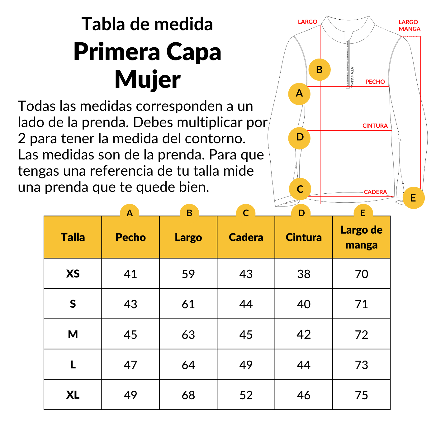 Primera capa térmica VentoFit mujer Negra - Atakama Outdoor