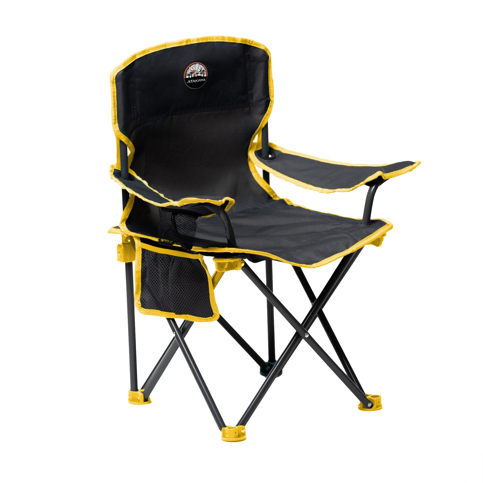 Silla de camping niños Chaitén Gris/Amarillo