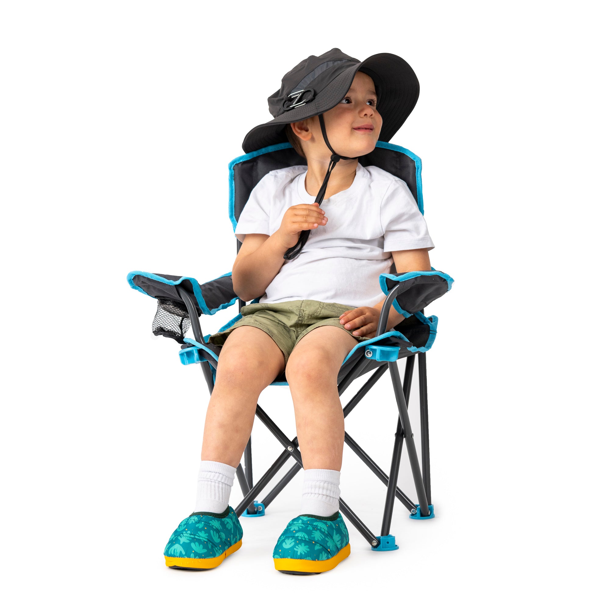 Silla de camping niños Chaitén Gris/Azul