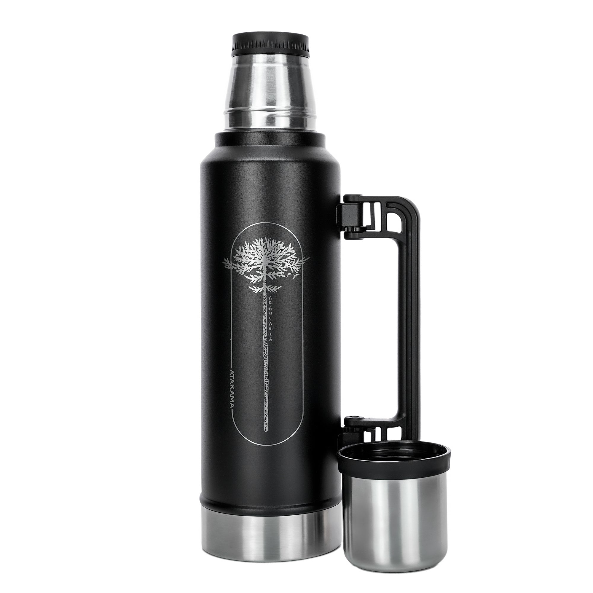 Termo araucaria 1,3 litros negro Atakama Outdoor