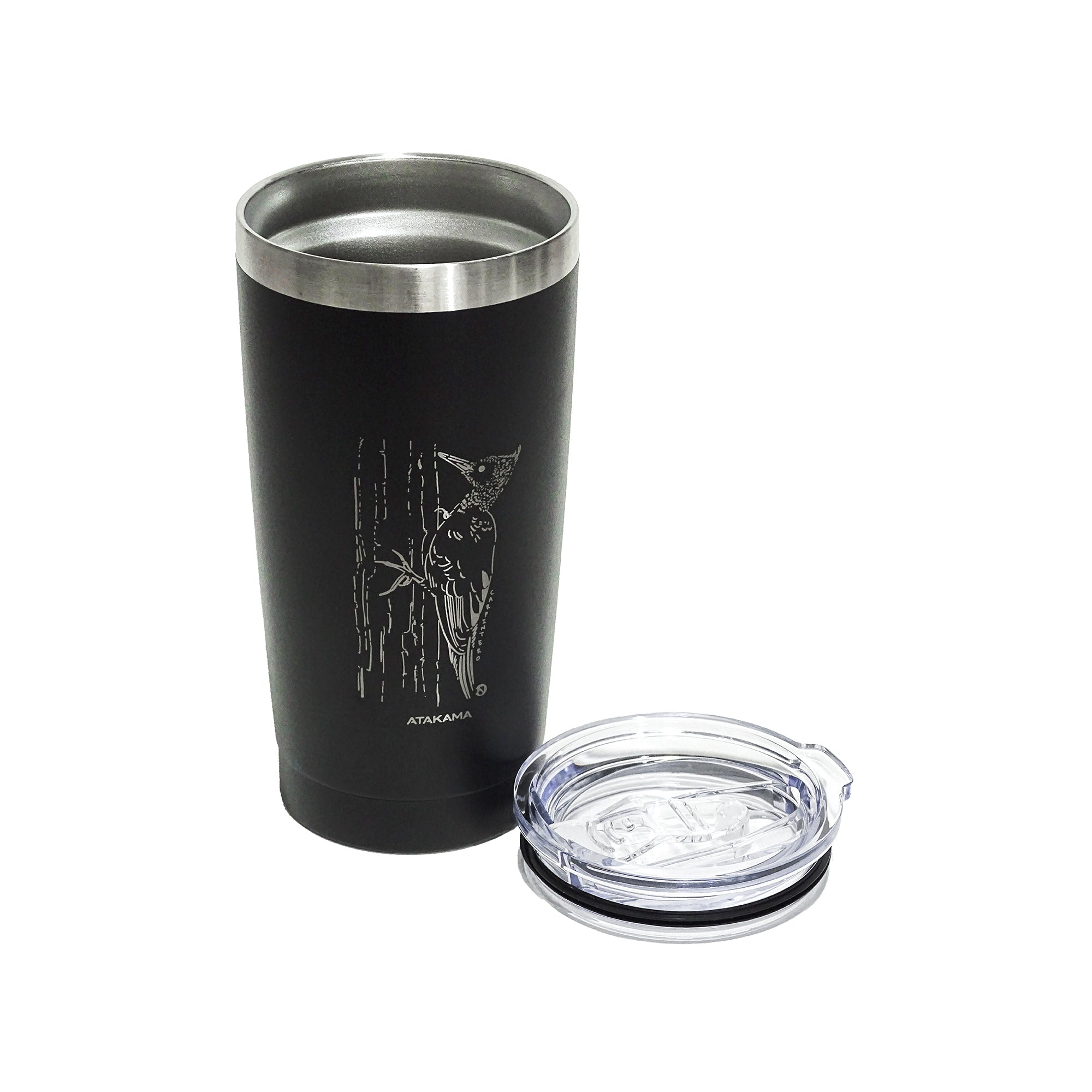 Vaso térmico Carpintero 530 ml Negro