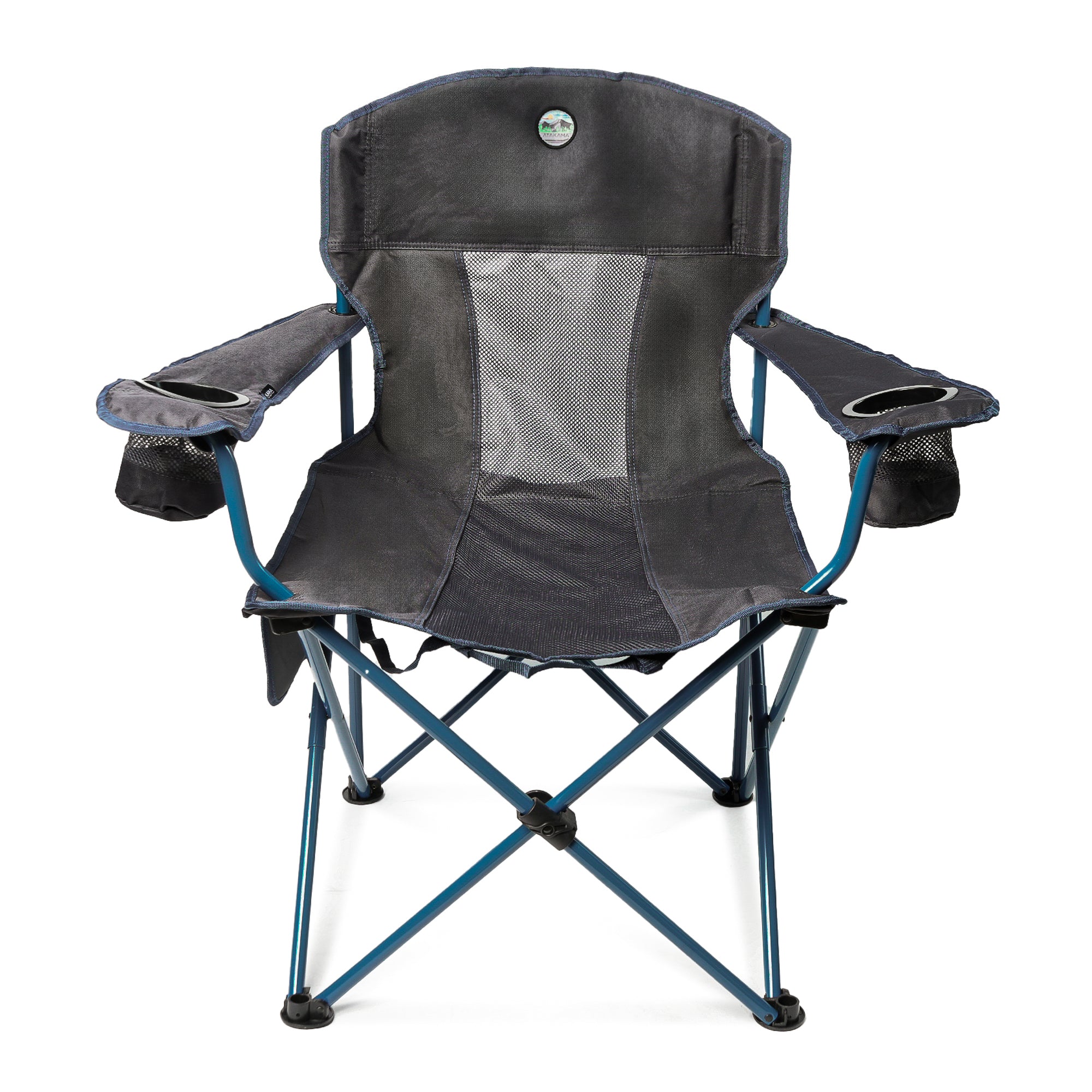 Silla de camping Llaima XL Azul/gris