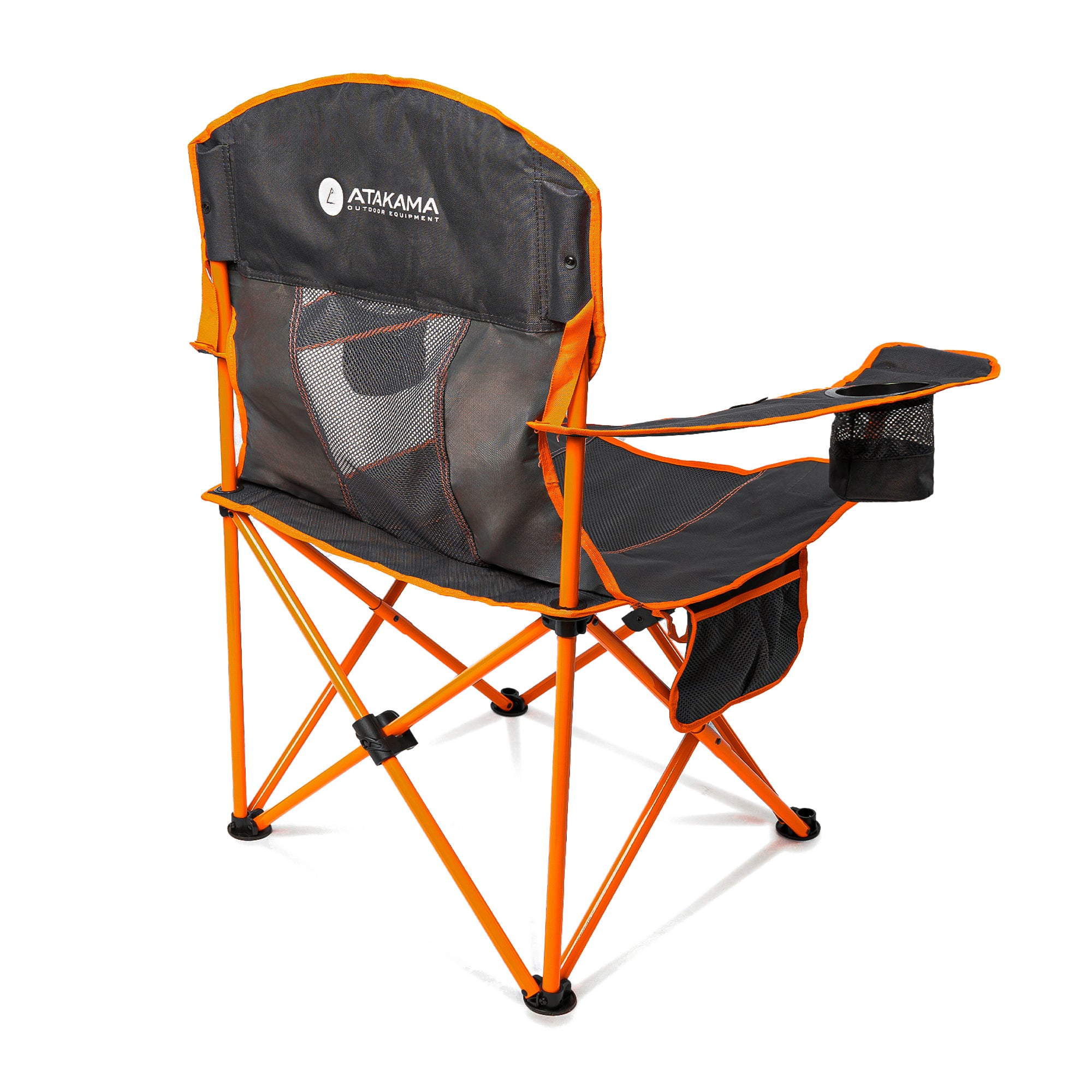 Silla de camping Llaima XL Gris/Naranjo