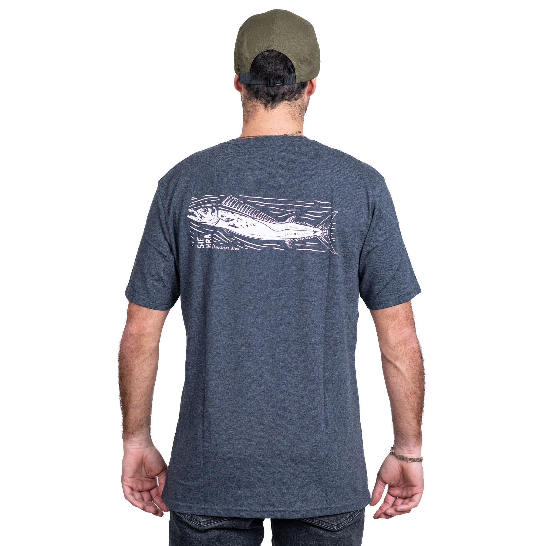 Polera manga corta charcoal "Sierra"