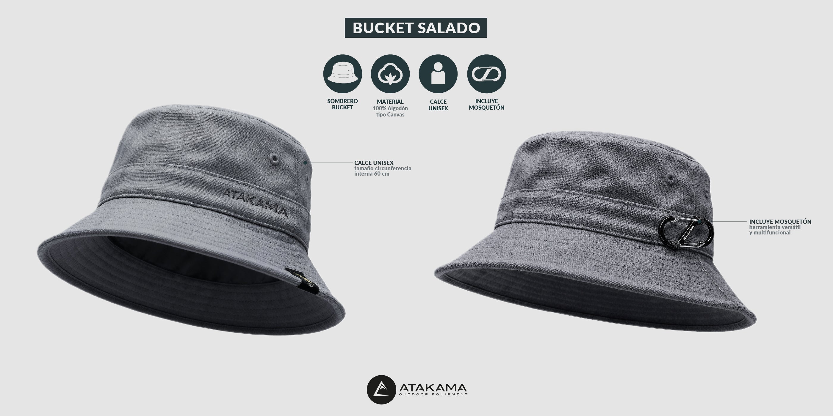 帽子 Bucket 03 / Hat / Cotton. Pile Gray Pelli Bucket Hat - Stone
