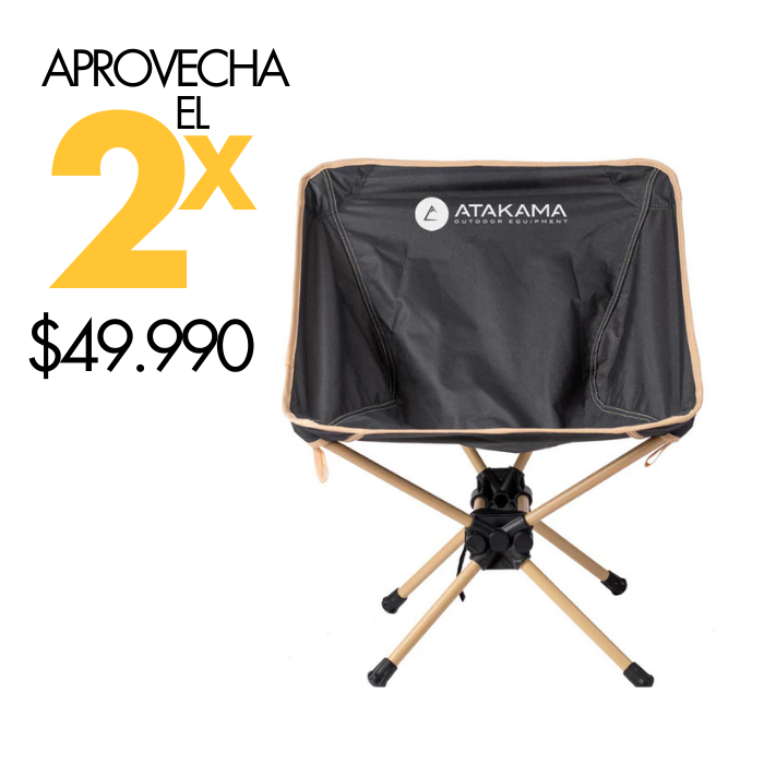 Silla plegable camping Láscar 