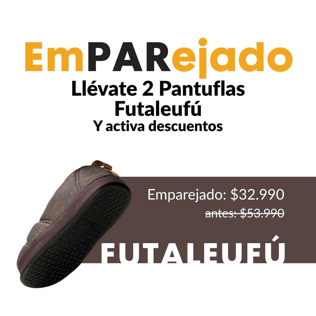 Pantuflas térmicas Futaleufú Nu-B Foam Print Verde Araucaria