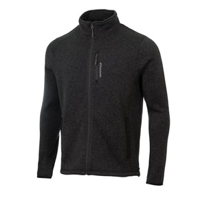 Polar tejido Full-Zip Hombre Tundra jaspeado