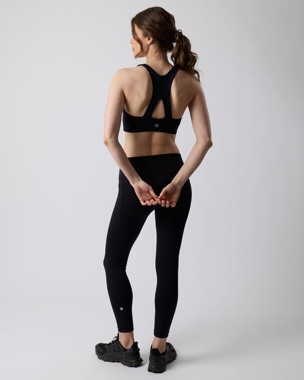 Calza Deportiva Panorámica Mujer Negro