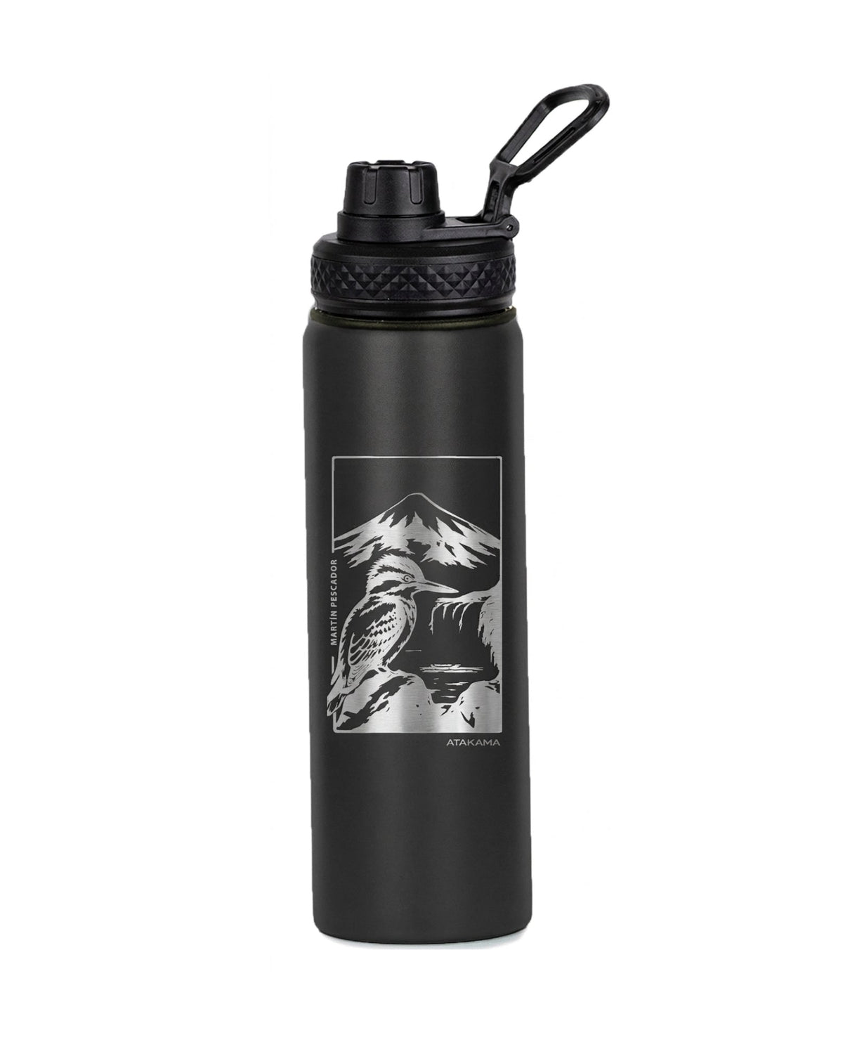 Botella Térmica Martín Pescador 690Ml Negro