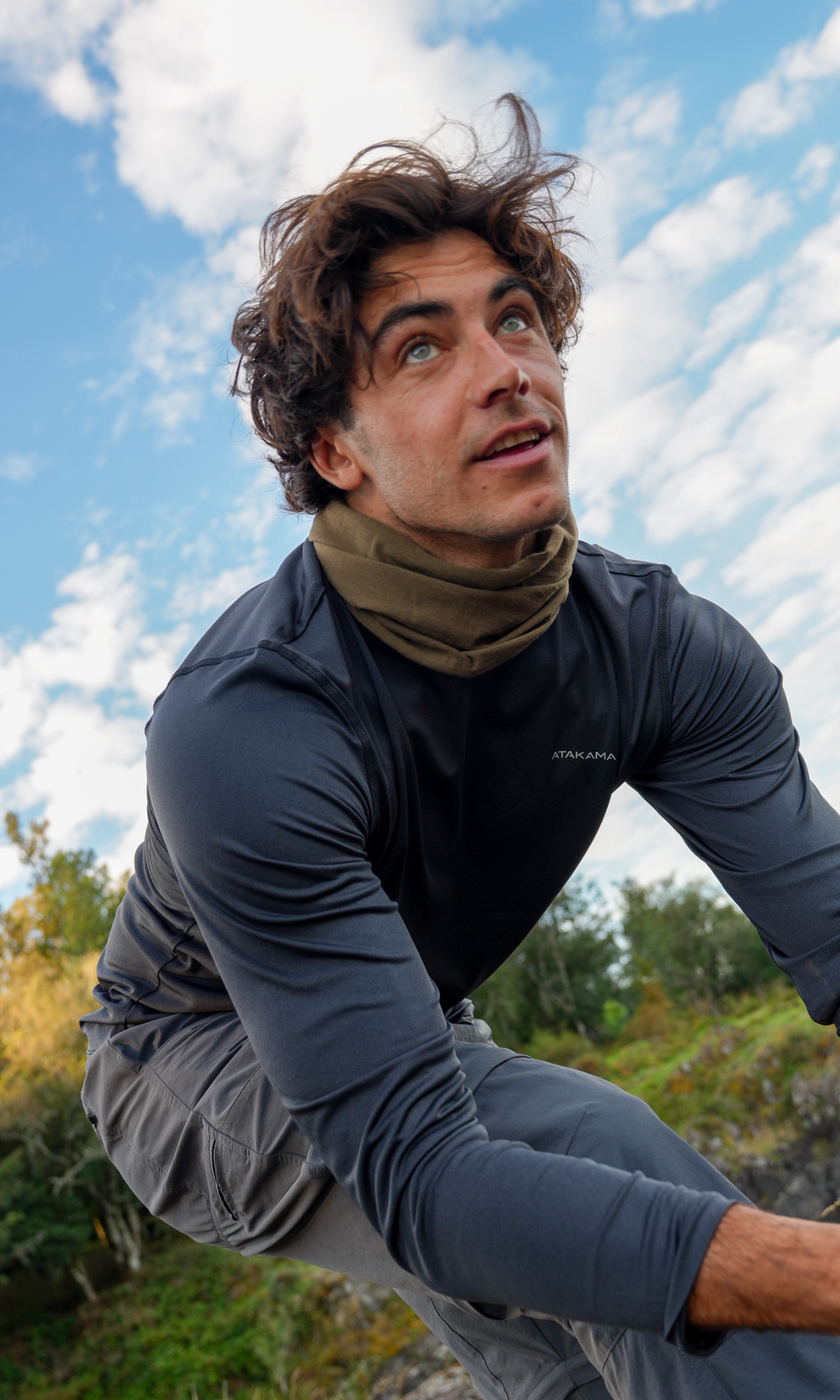 Bandana Loa Lana Merino Verde
