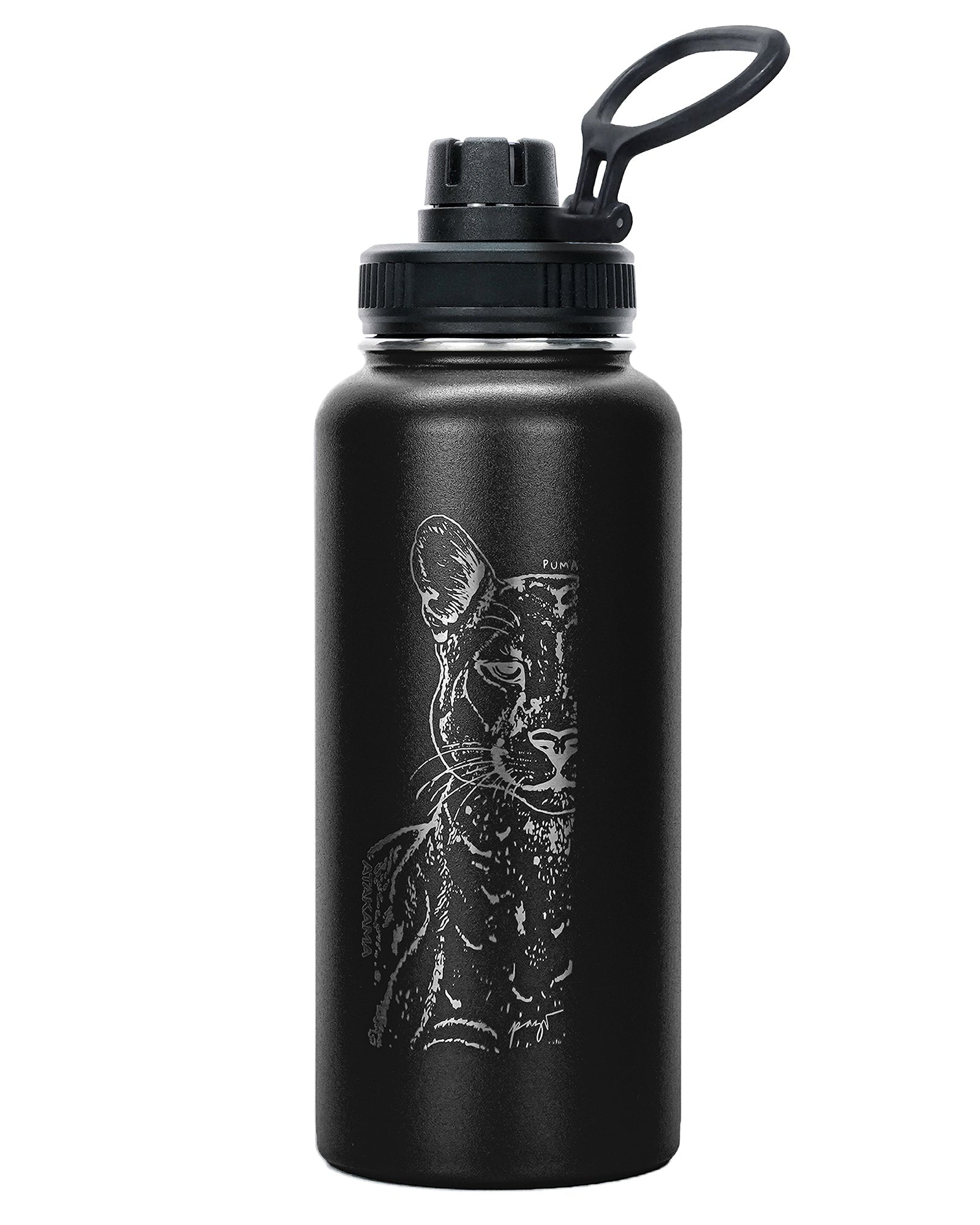Botella térmica Puma 960 ml Negra - Atakama Outdoor