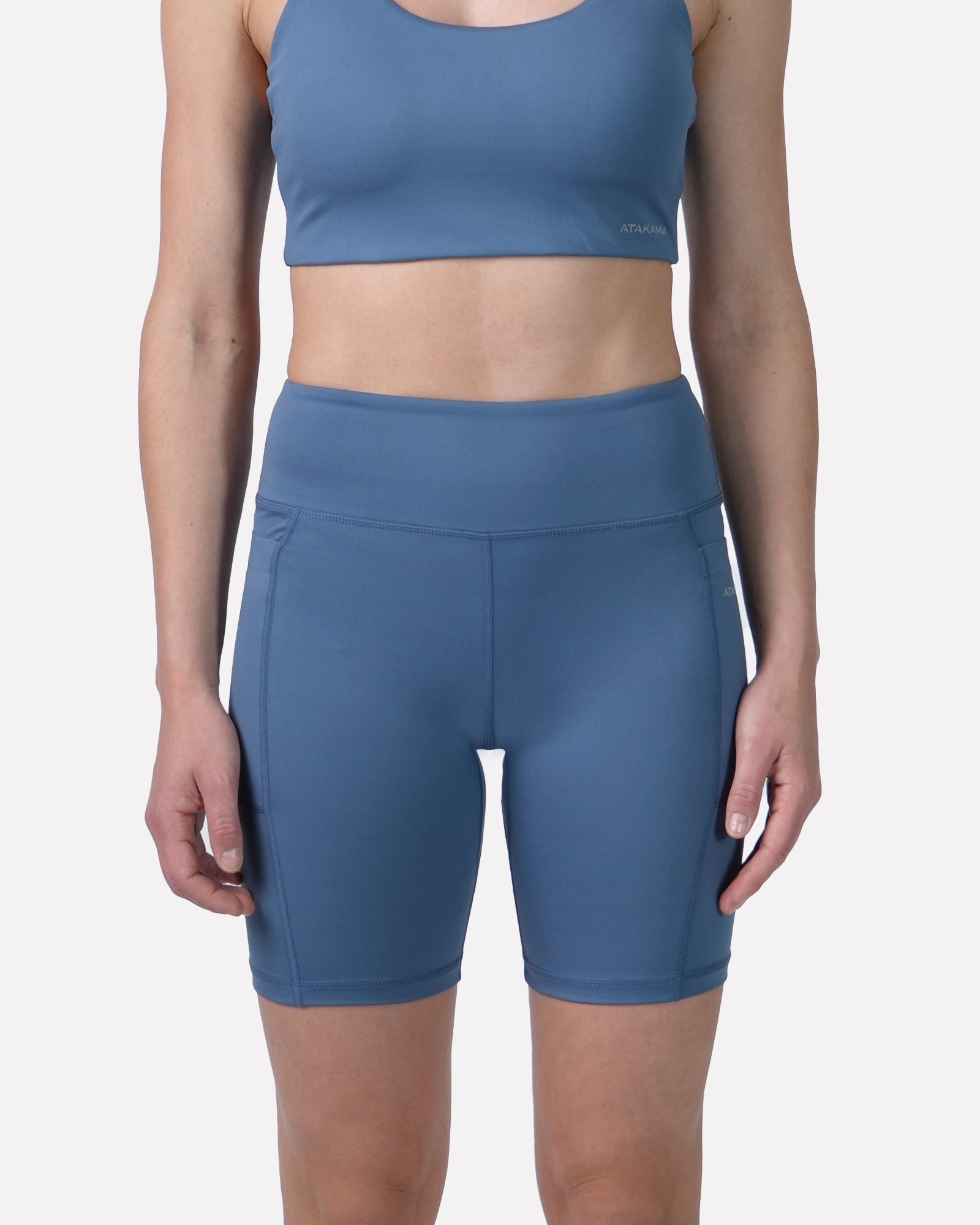 Calza Biker Mujer Oasis Azul - Atakama Outdoor