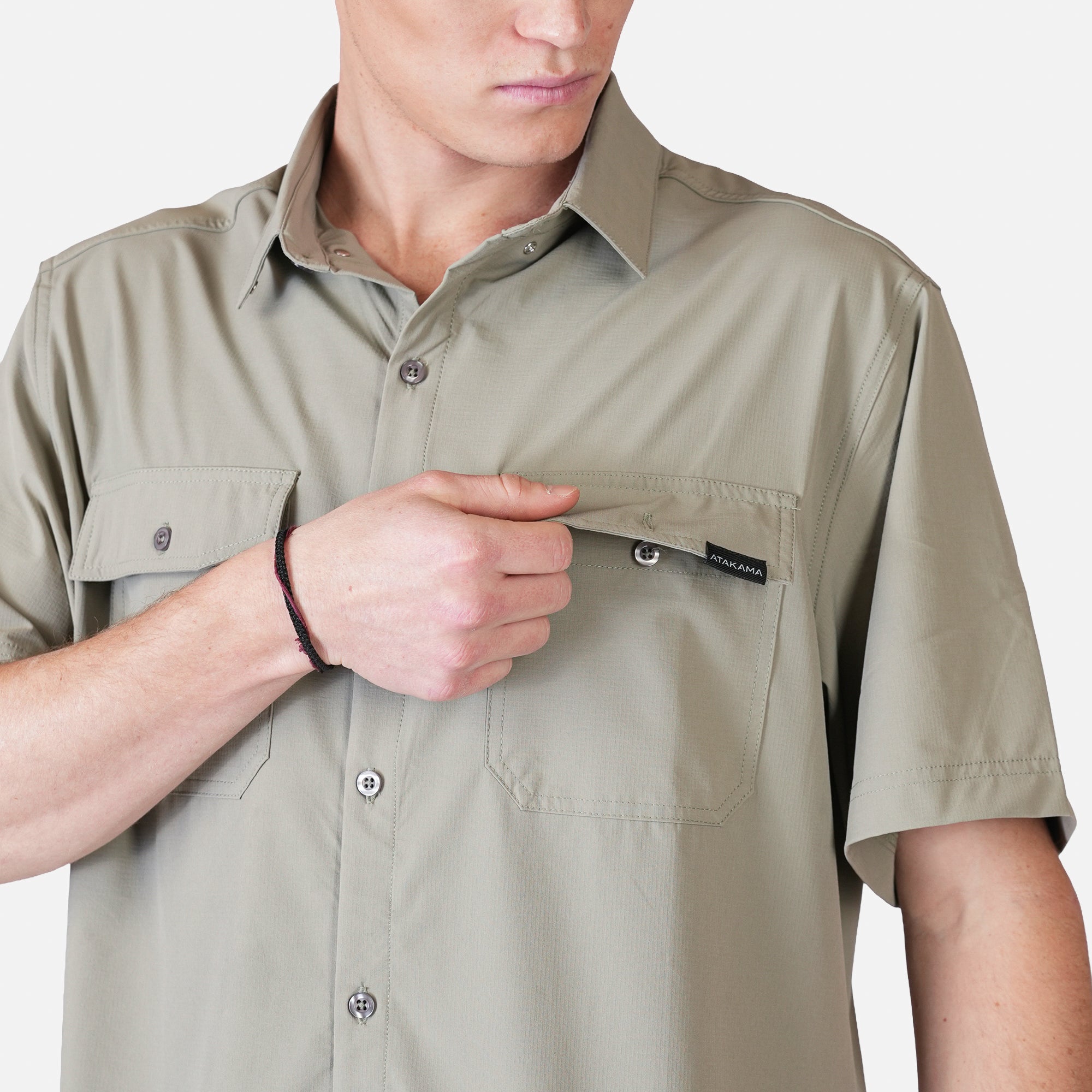 Camisa Outdoor Hombre Horizonte Verde