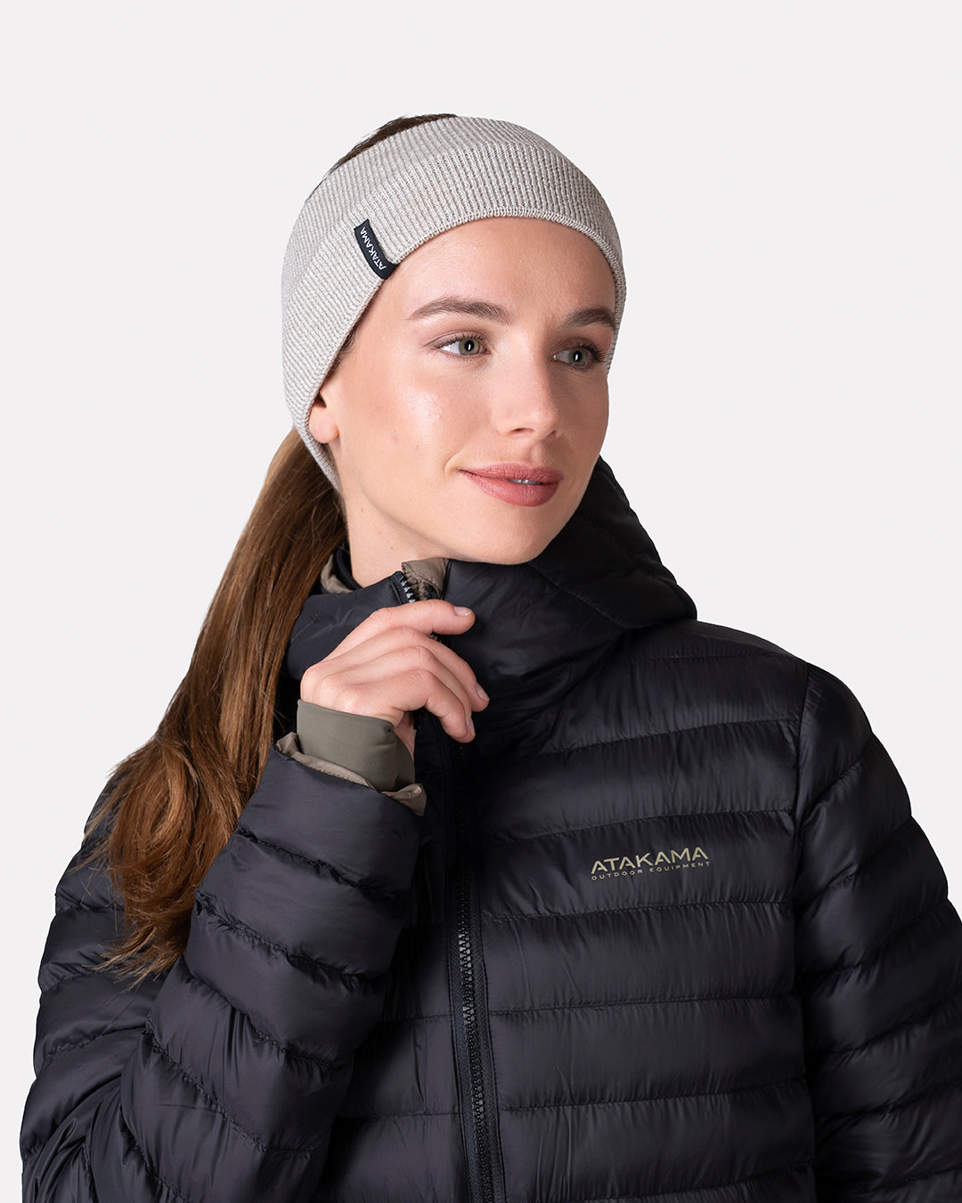 Cintillo Trancura Lana Merino Beige