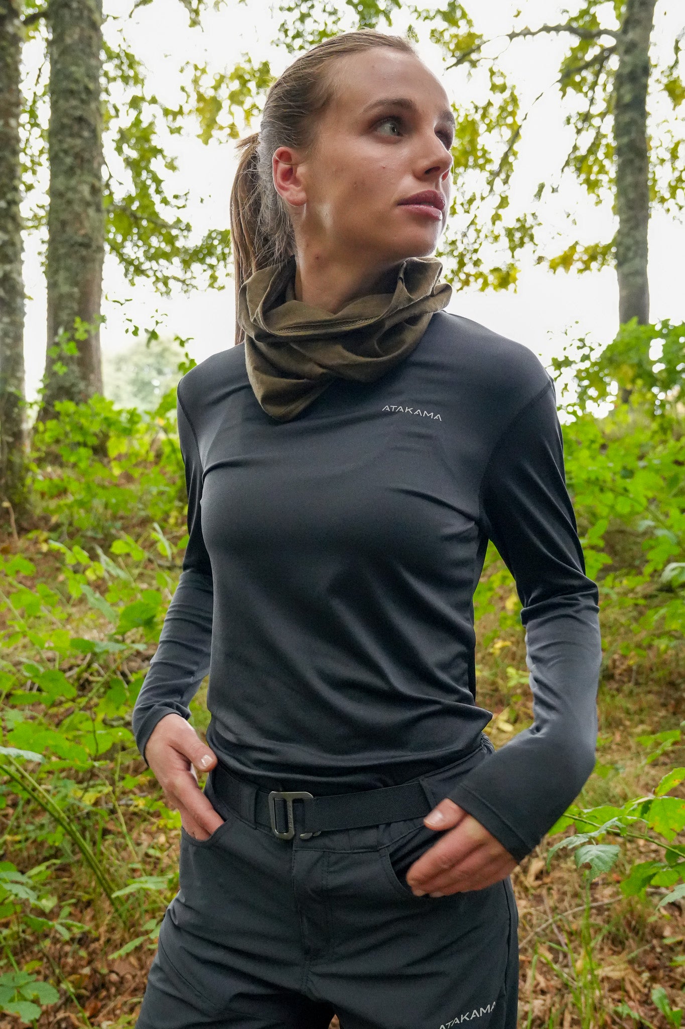 Primera Capa Ultra Ligera Mujer Gris