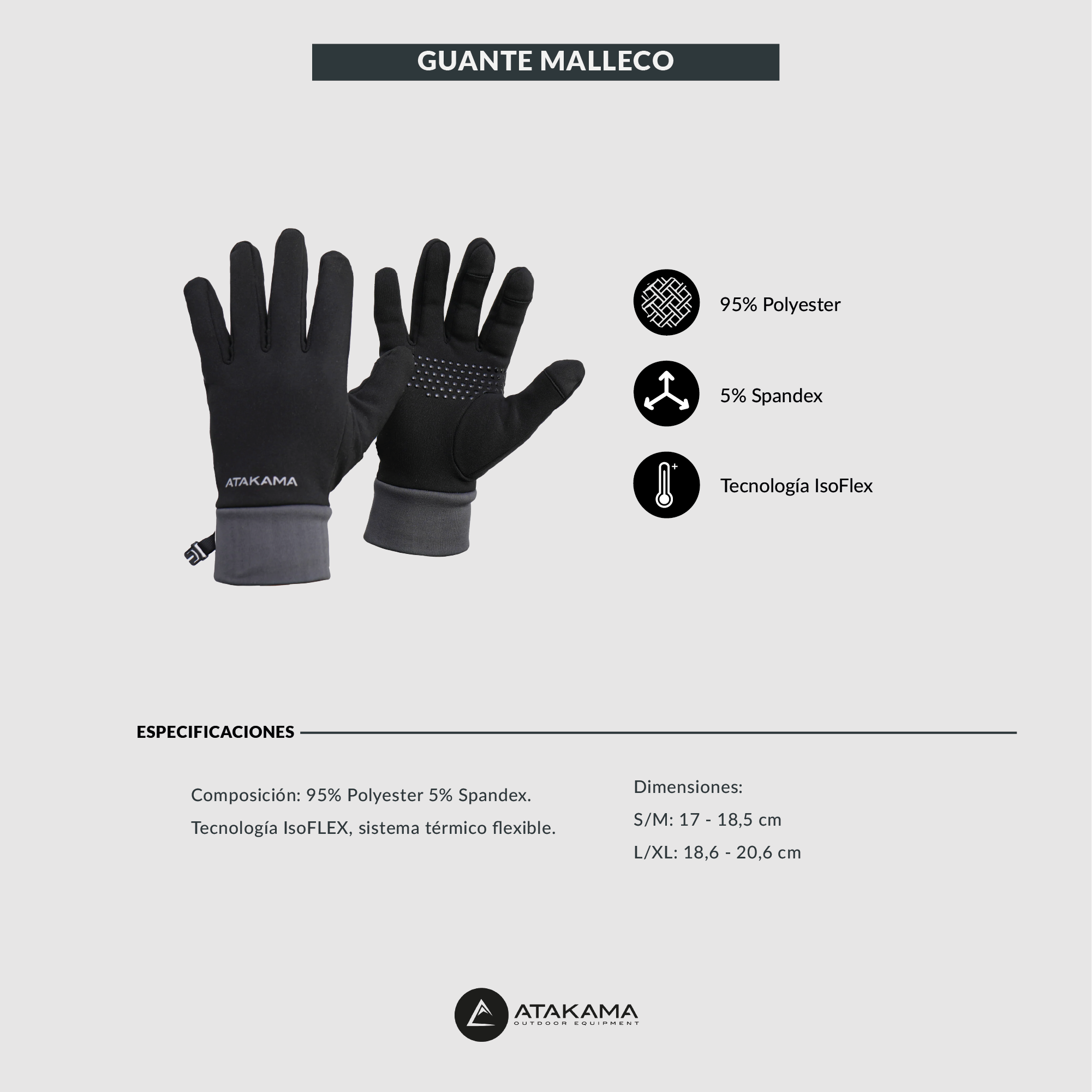 Guantes Térmicos Isoflex Malleco Segunda capa.