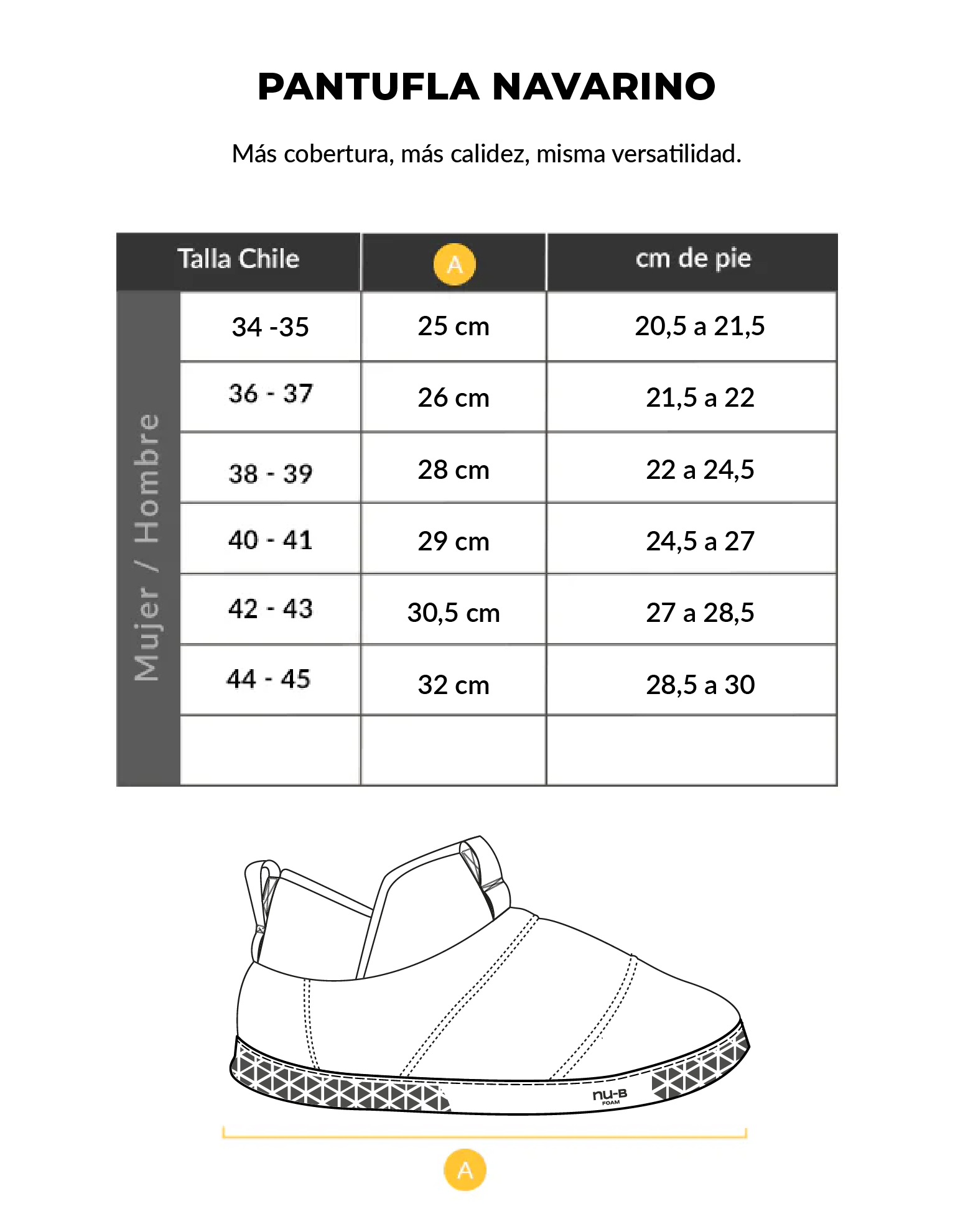 Pantufla térmica Navarino FLEX / NU-B Foam Burdeo