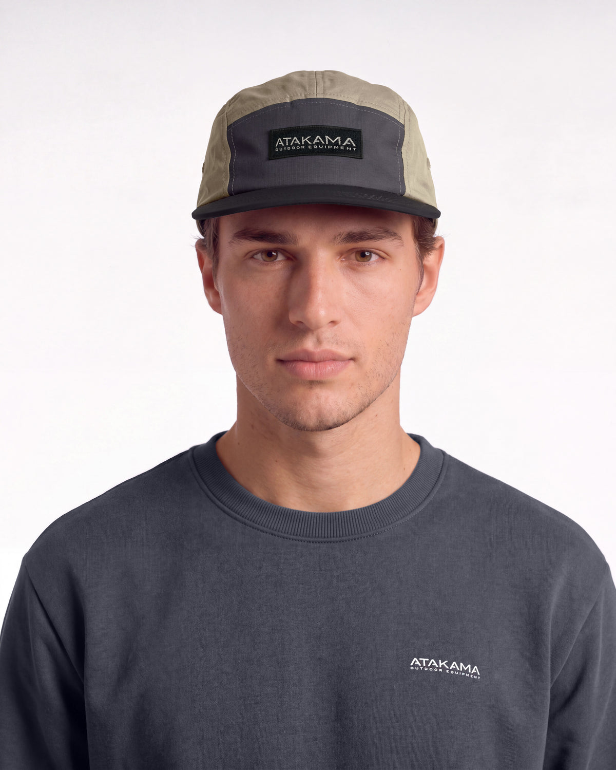 Jockey Five Panel Puelo Azul-Beige