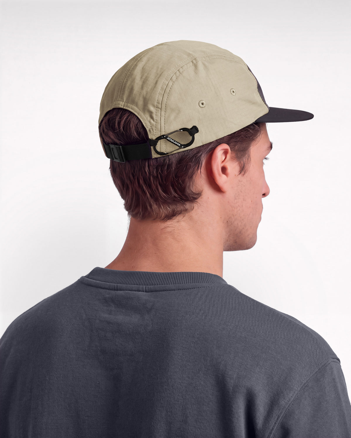 Jockey Five Panel Puelo Azul-Beige