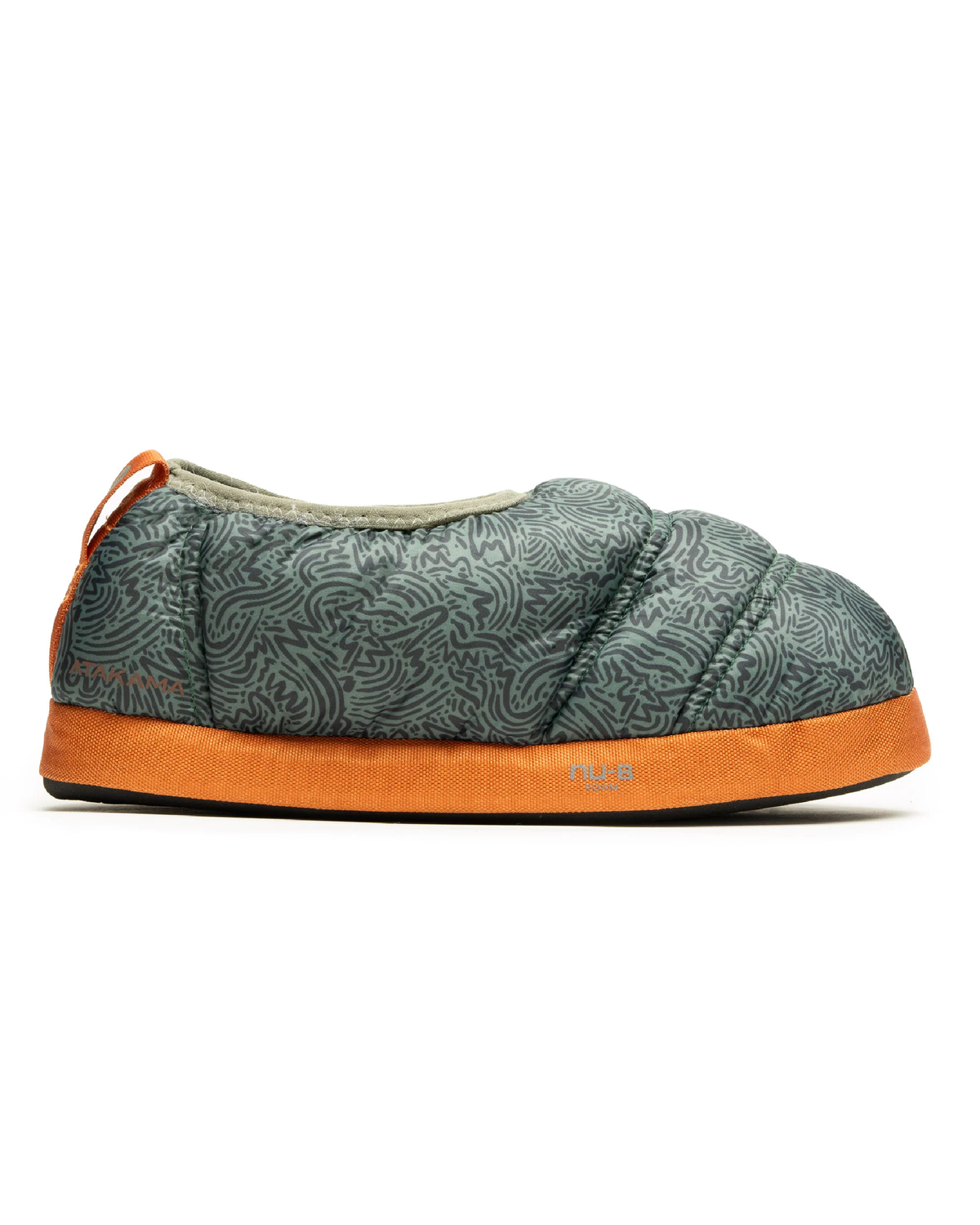 Pantuflas térmicas Futaleufú Niños SOFT Nu-B Foam Verde Print