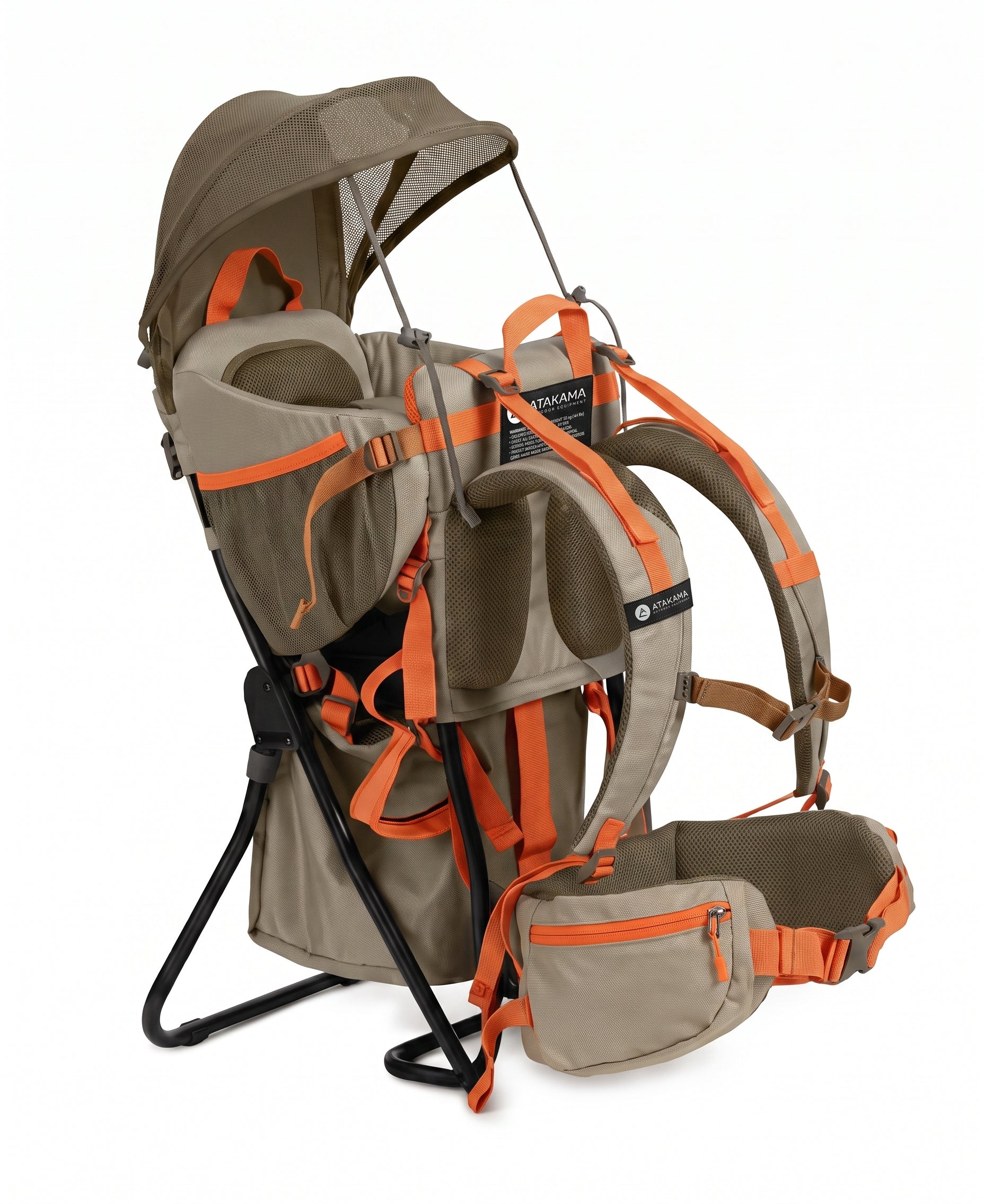Mochila Portabebé Hiking Leonera Kid Confort Café