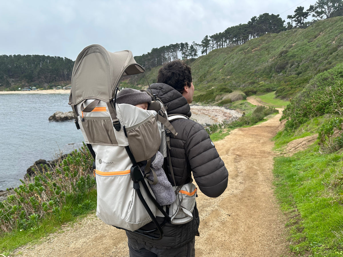 Mochila Portabebé Trekking Leonera Beige