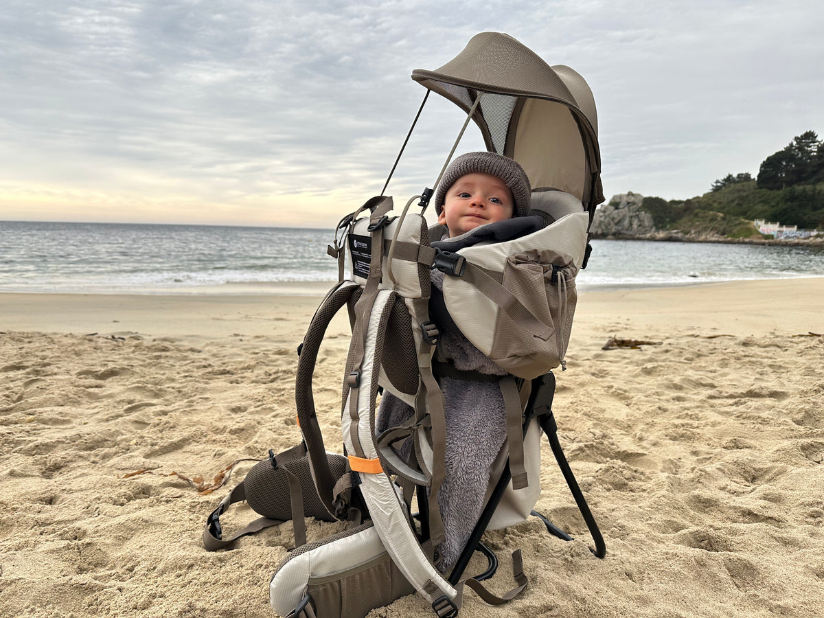 Mochila Portabebé Trekking Leonera Beige