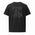 Polera Algodón Manga Corta Montañas Textura Negro