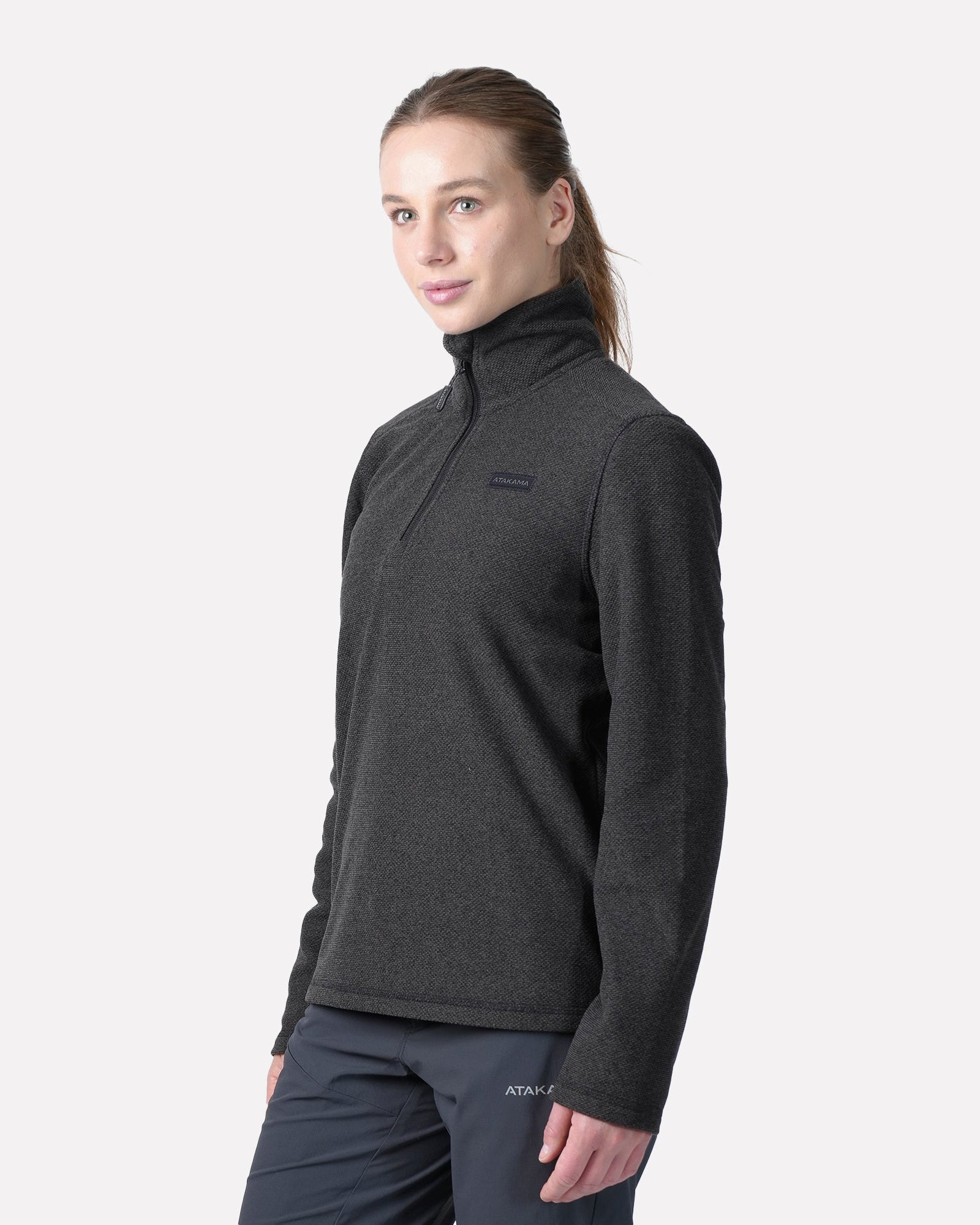 Polar Texturado Mujer Ventisquero Gris