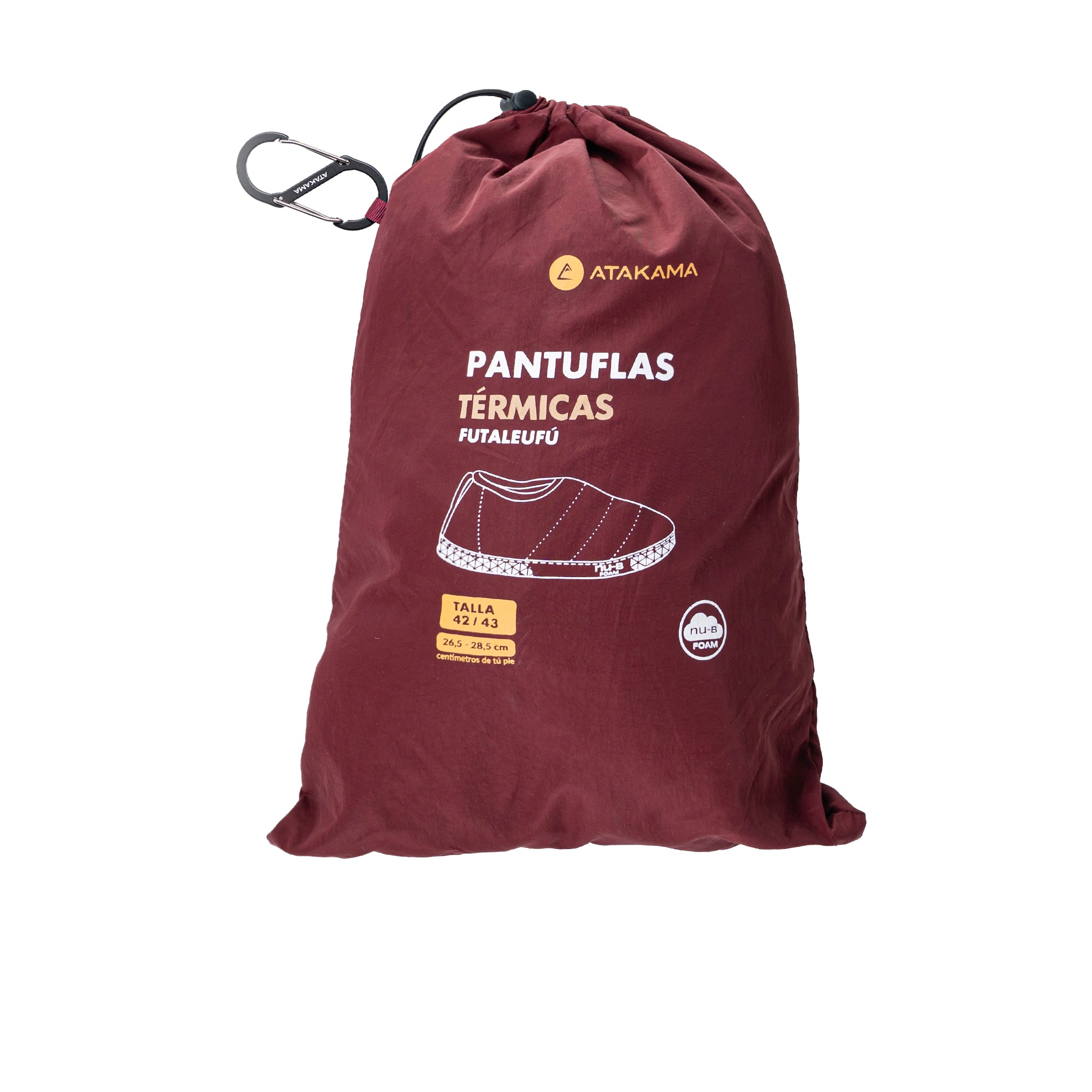Pantufla térmica Futaleufú FLEX Nu-B Foam Burdeo