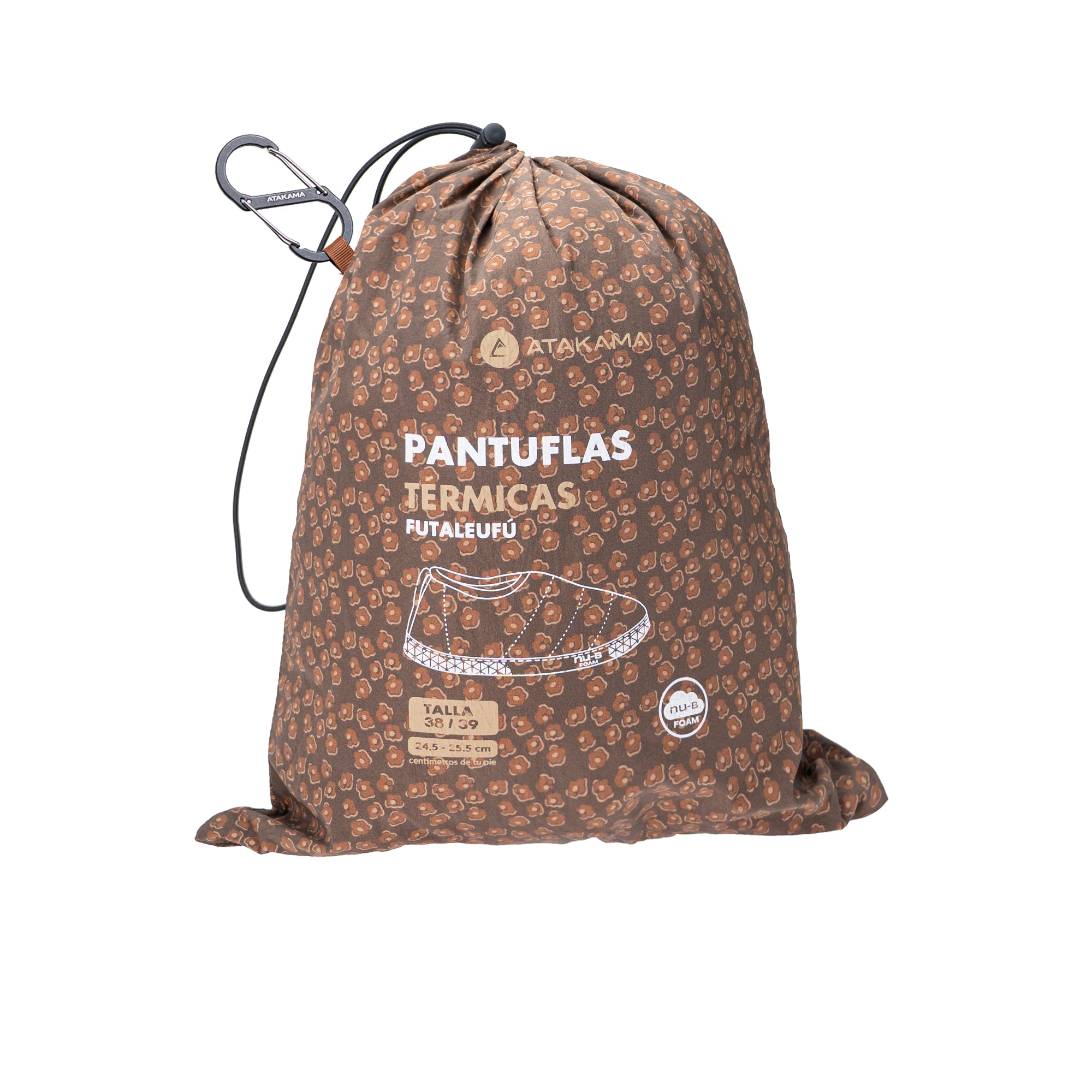 Pantufla térmica Futaleufú FLEX Nu-B Foam Cafe Print