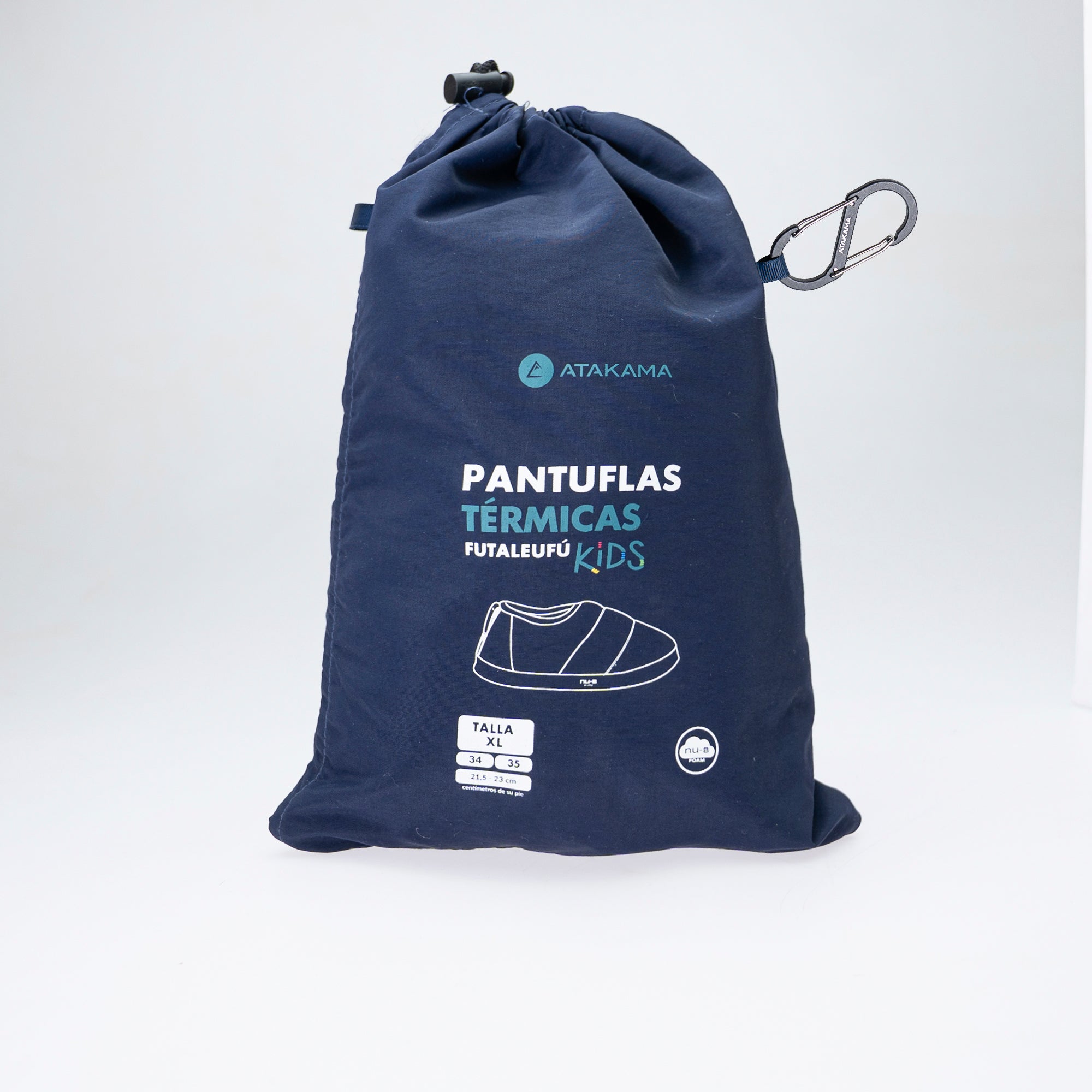 Pantuflas térmicas Futaleufú Niños SOFT Nu-B Foam Azul Marino