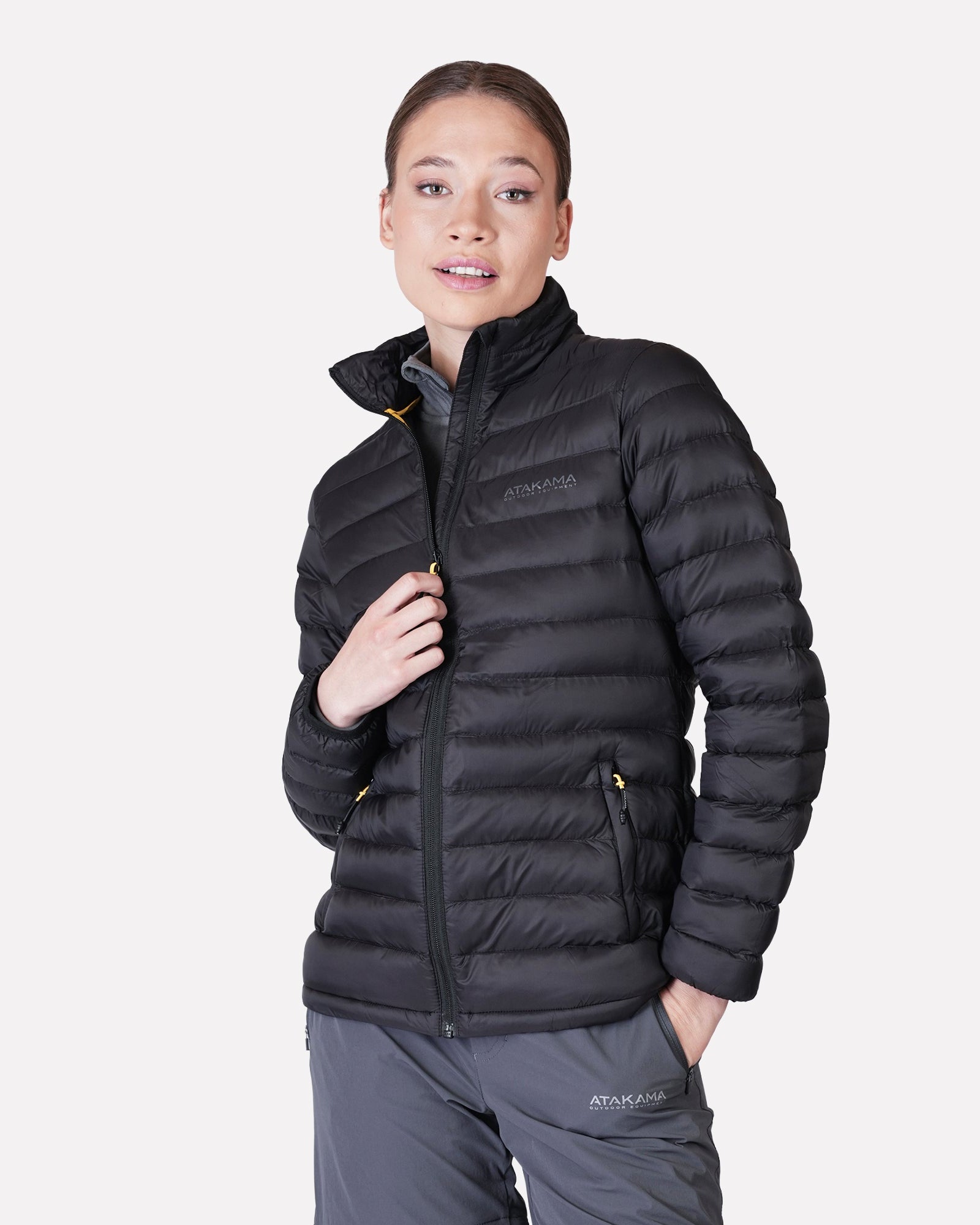 Parka Térmica Mujer Nómada Negro - Atakama Outdoor