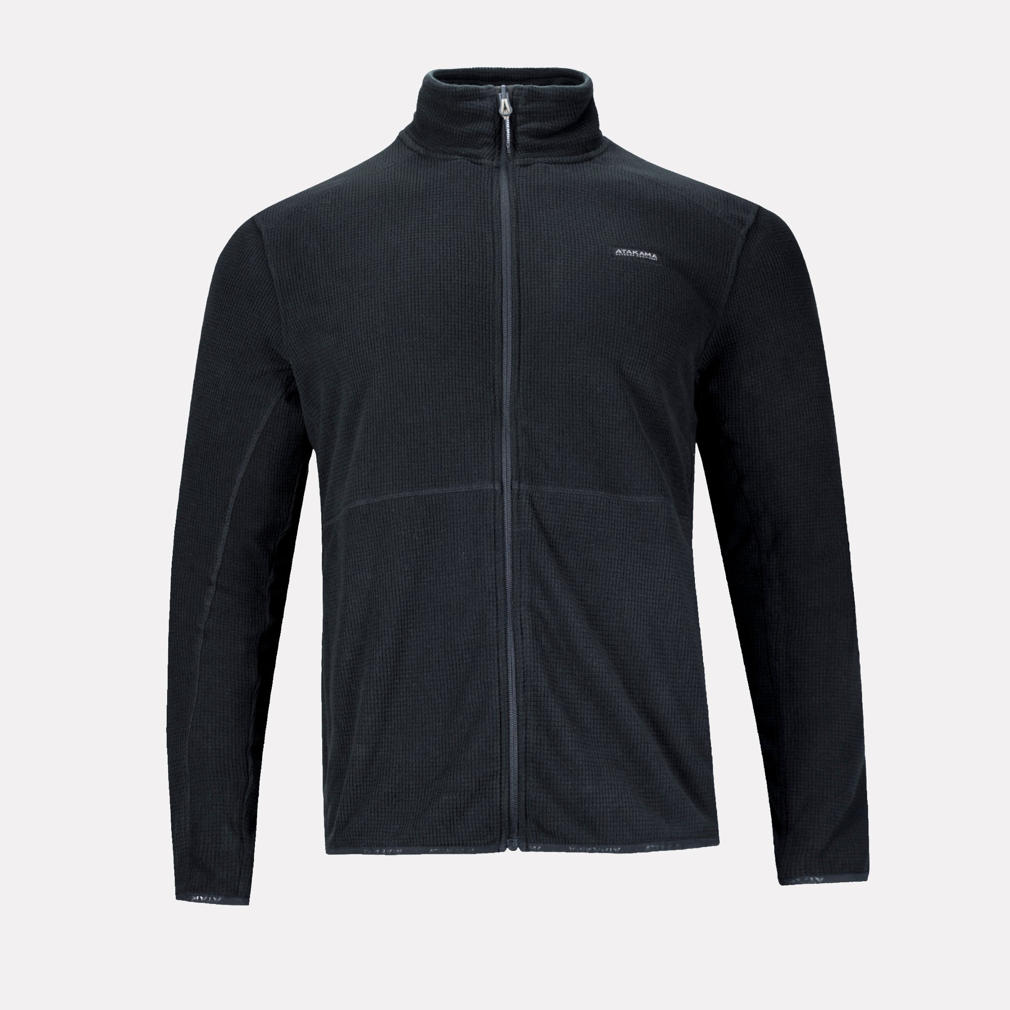 Polar Fleece Deportivo Terra Full Zip Hombre Negro
