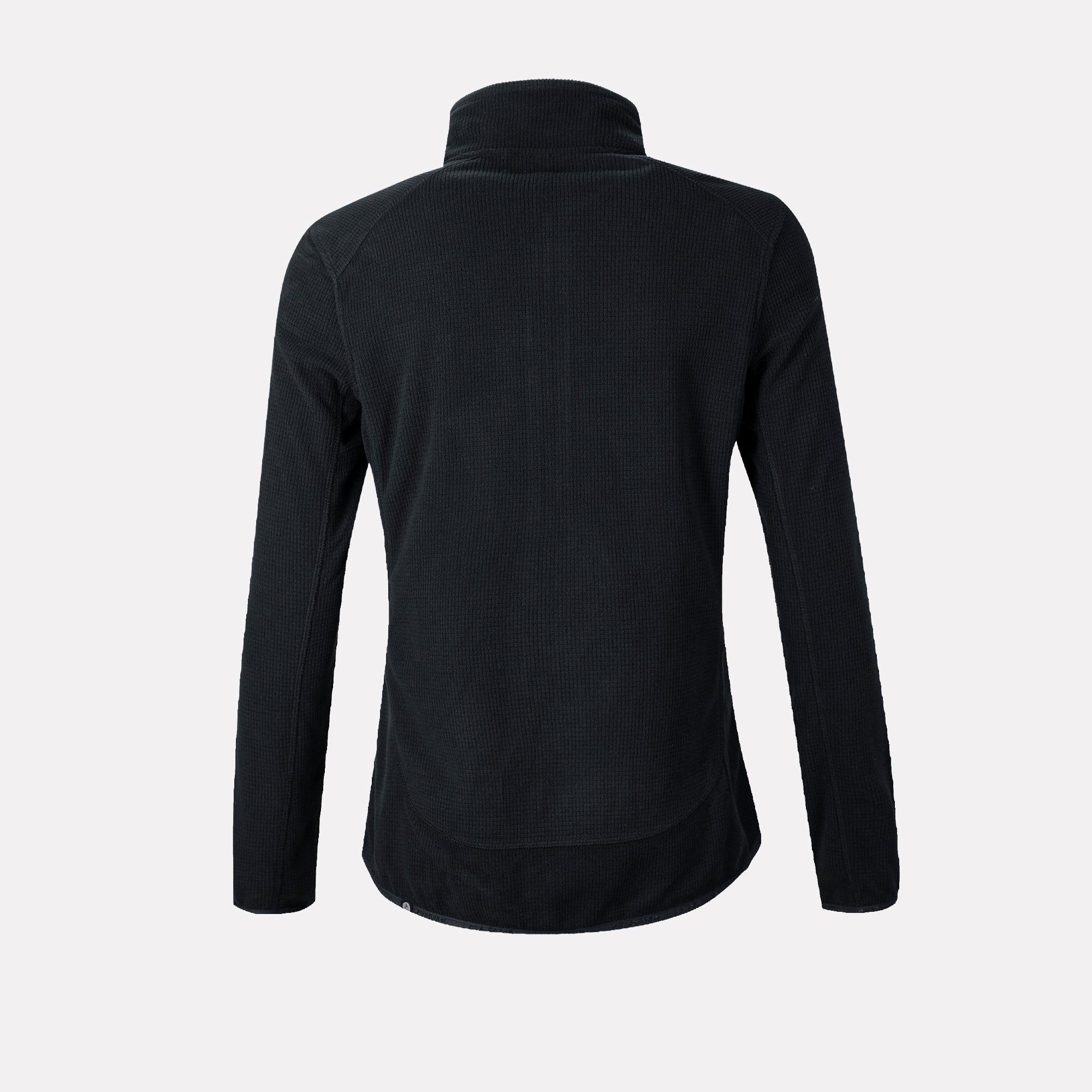 Polar Fleece Deportivo Terra Full Zip Mujer Negro
