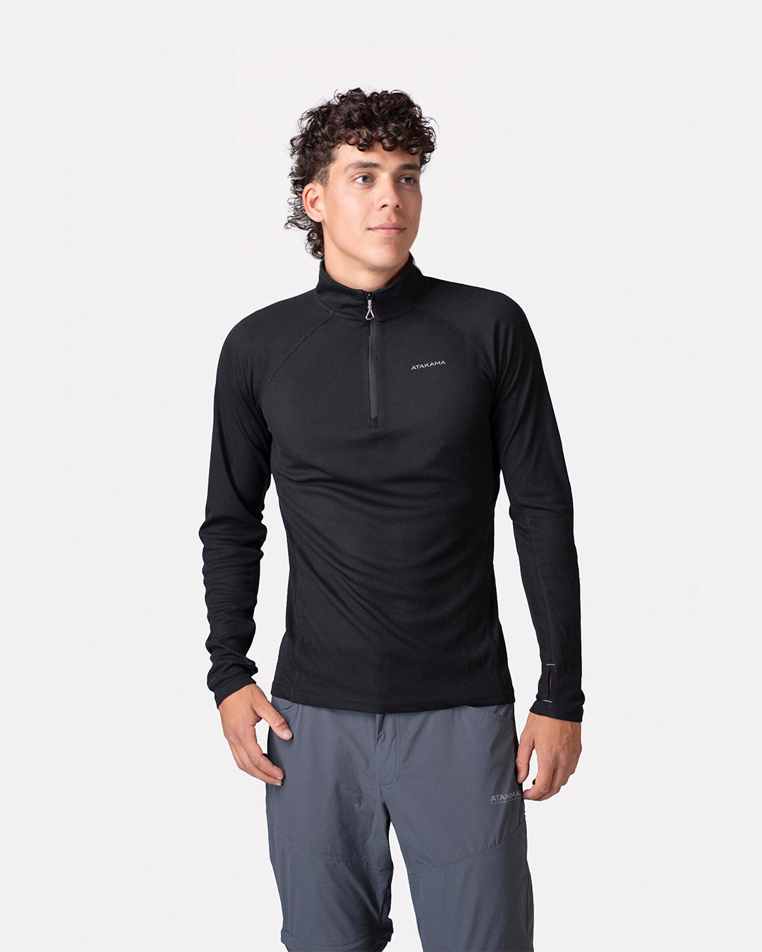 Primera capa térmica VentoFit hombre Negro
