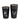 Set de 4 vasos aves chilenas 480 ml Negro