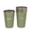 Set de 4 vasos peces chilenos 480 ml Verde
